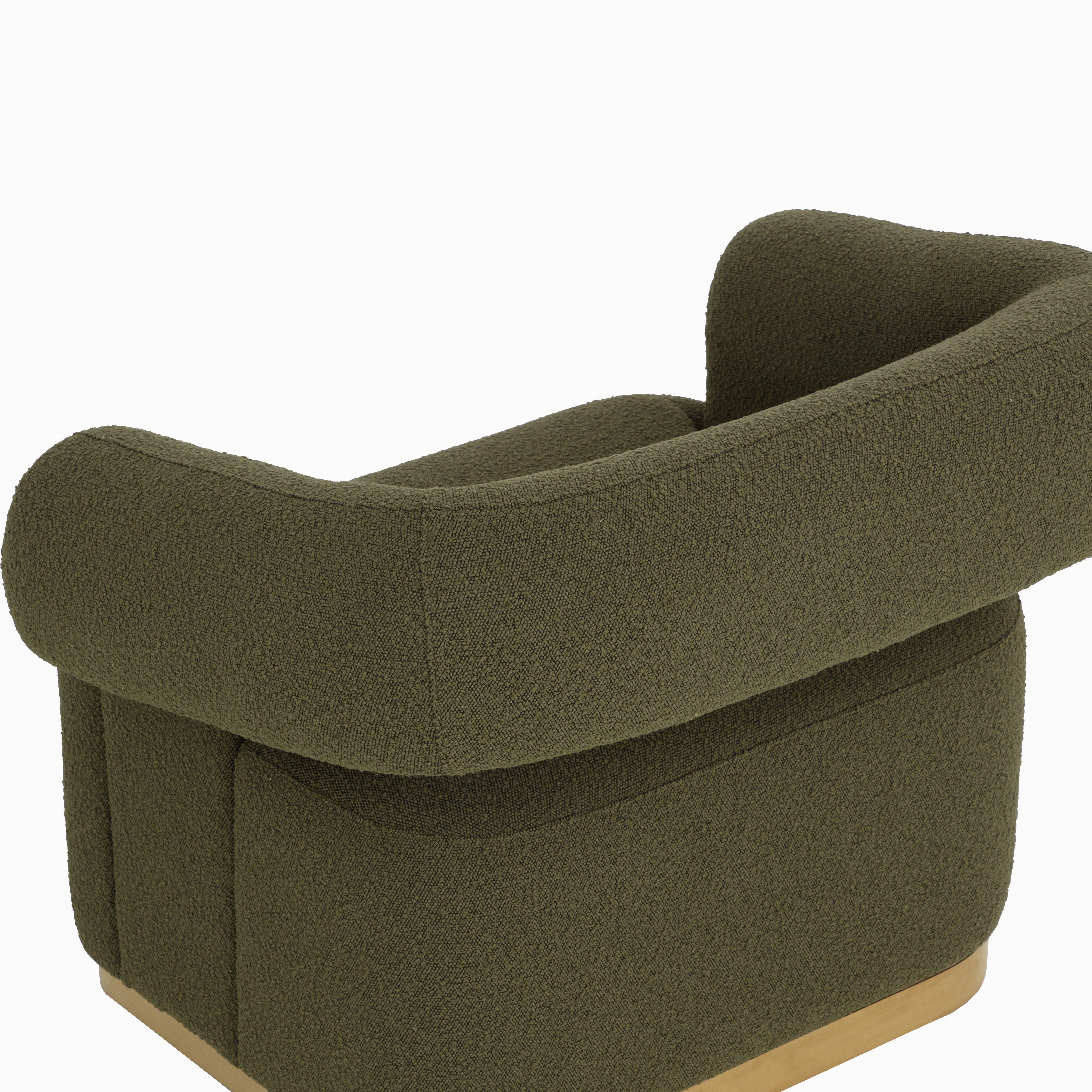 Coralie Lounge Chair in Green