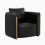 Velora Lounge Chair in Black
