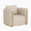 Velora Lounge Chair in Cream