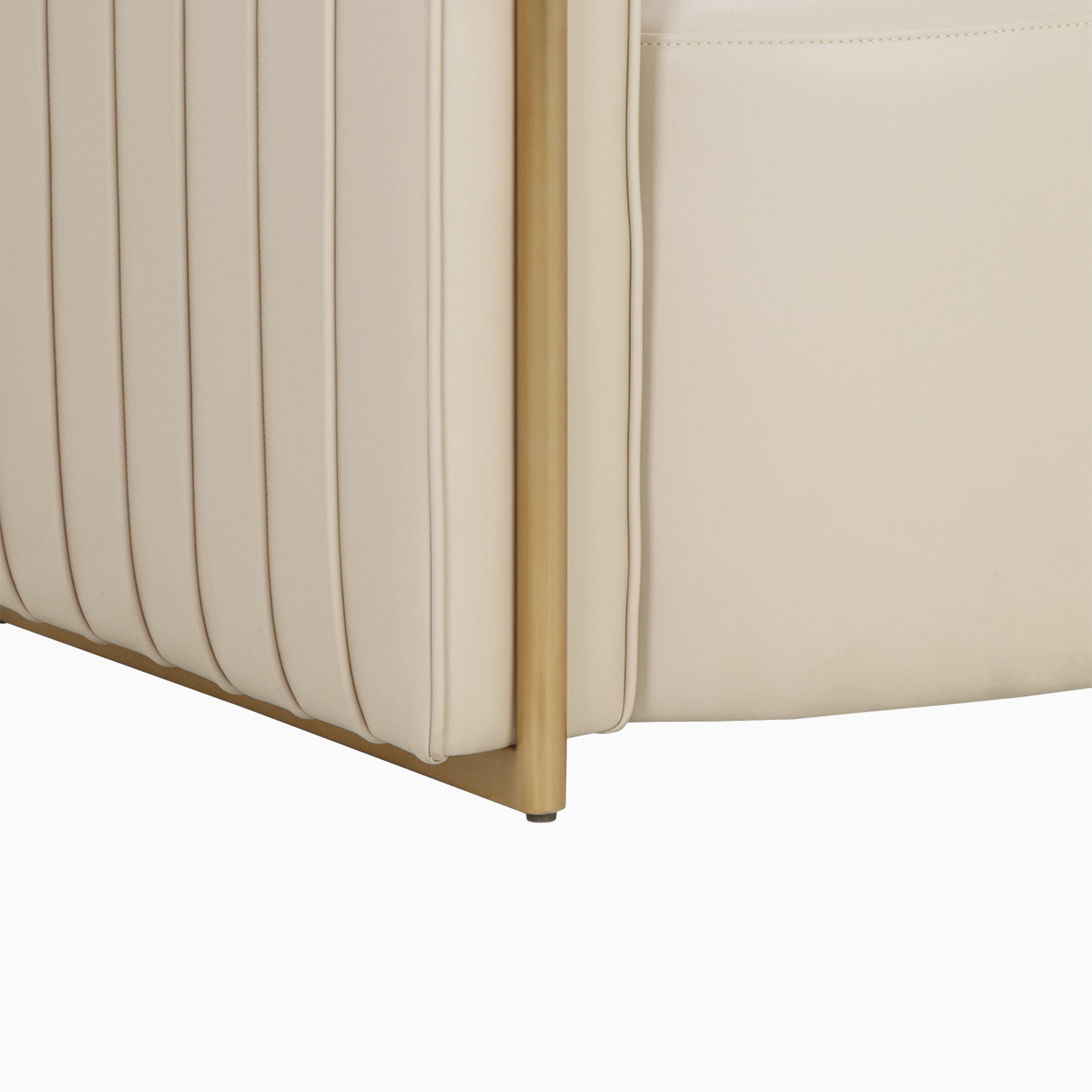 Velora Lounge Chair in Cream