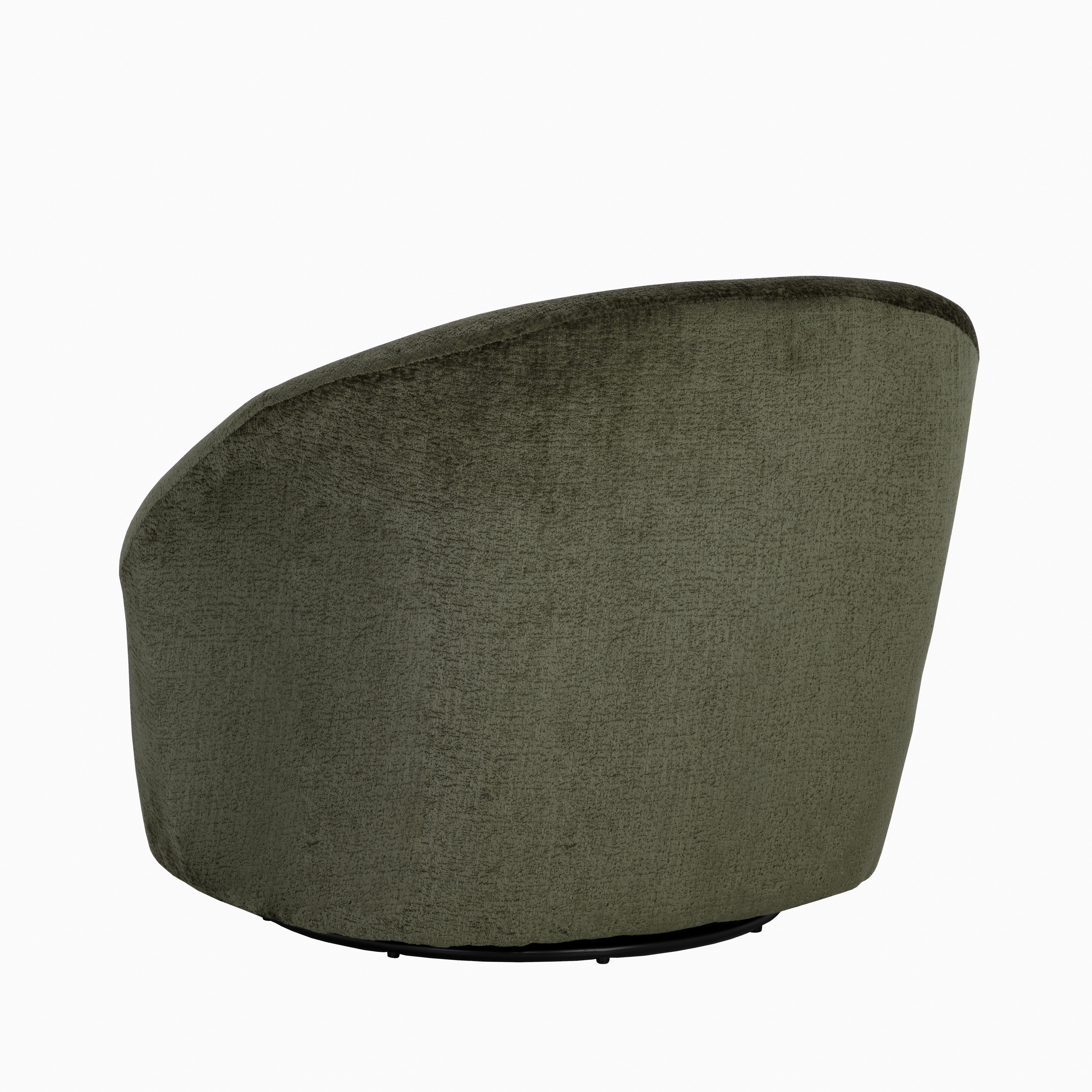 Nerida Swivel Lounge Chair in Green
