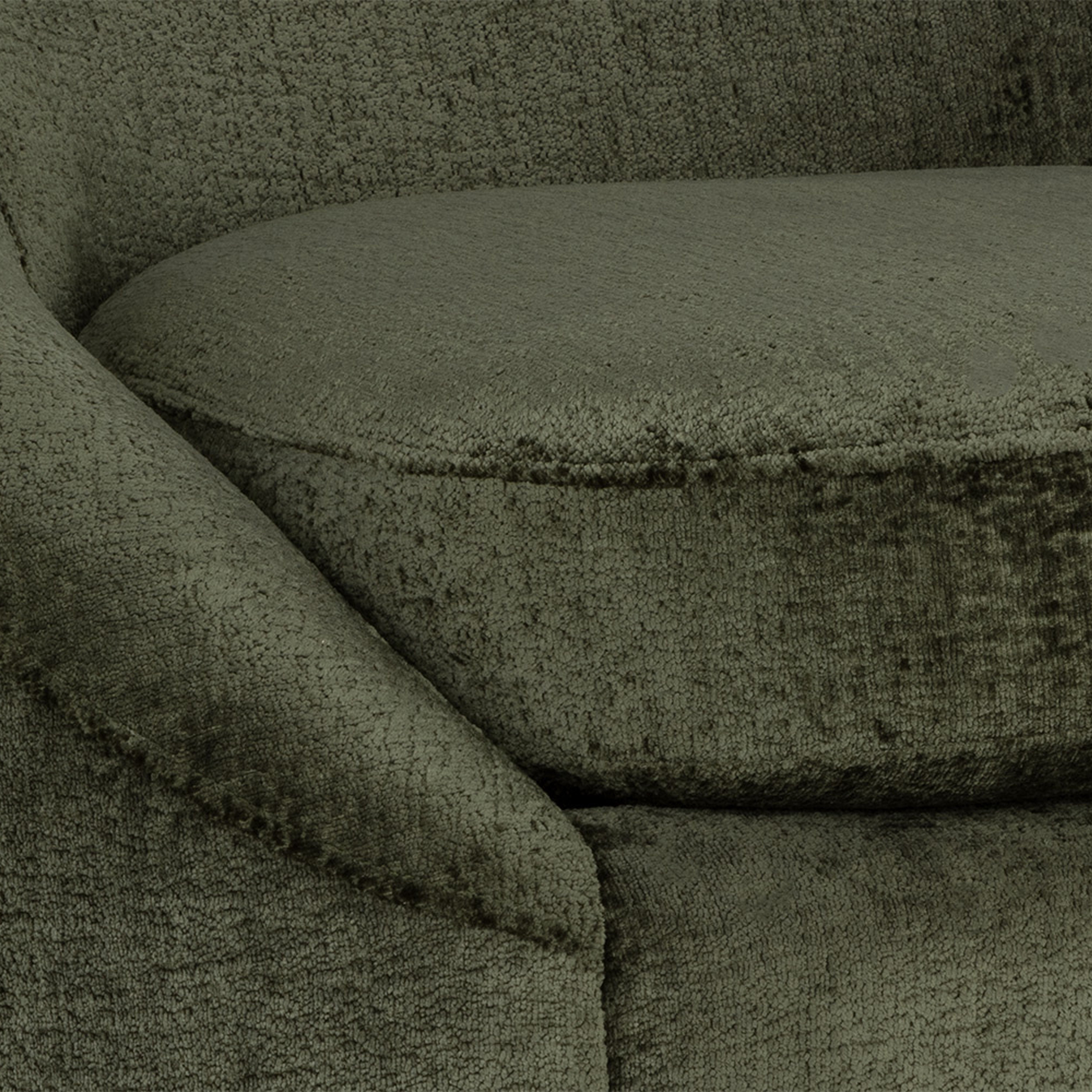 Nerida Swivel Lounge Chair in Green