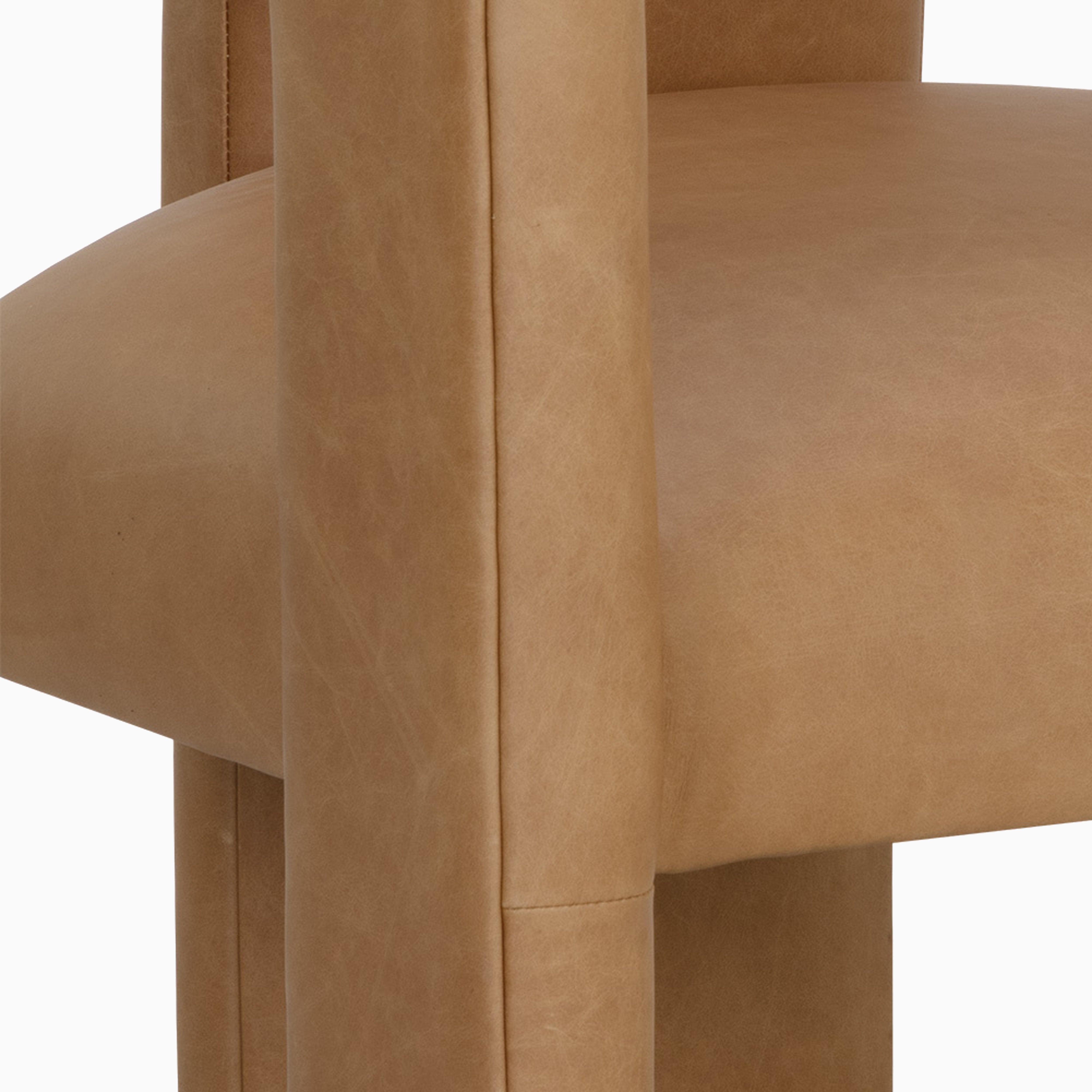 Halvern Lounge Chair in Brown