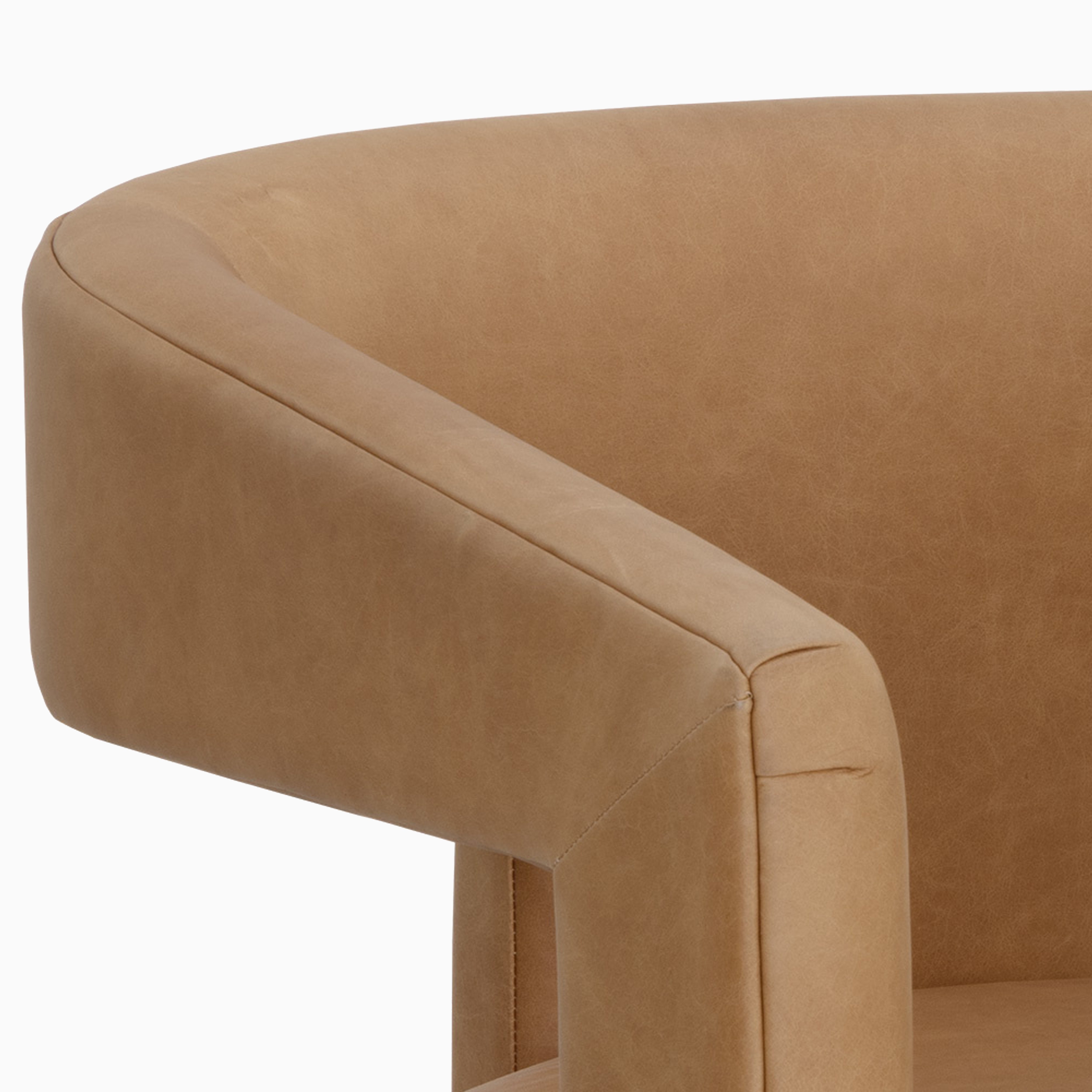 Halvern Lounge Chair in Brown