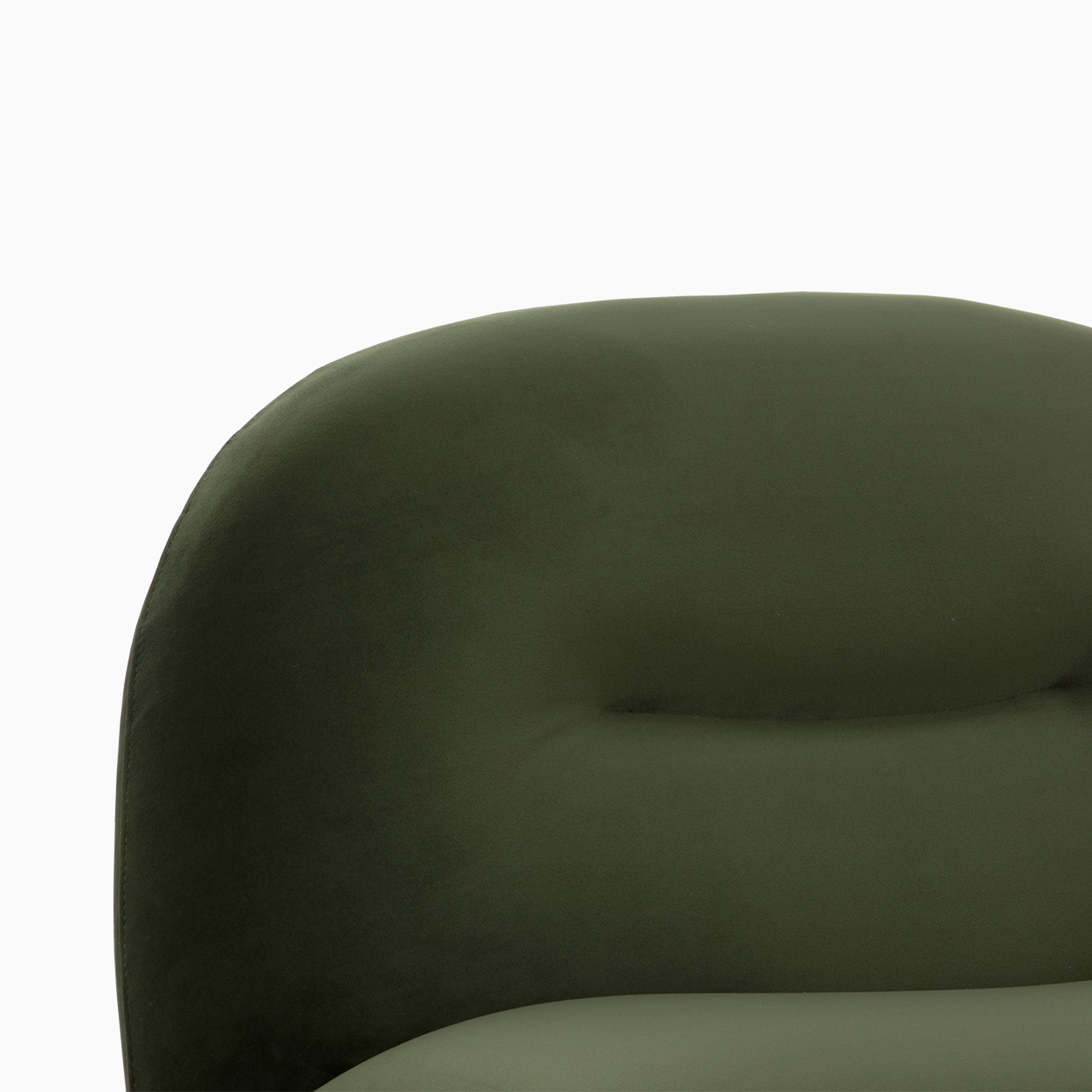 Merove Swivel Lounge Chair in Green