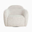 Cylas Swivel Lounge Chair in Cream