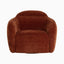 Cylas Swivel Lounge Chair in Brown