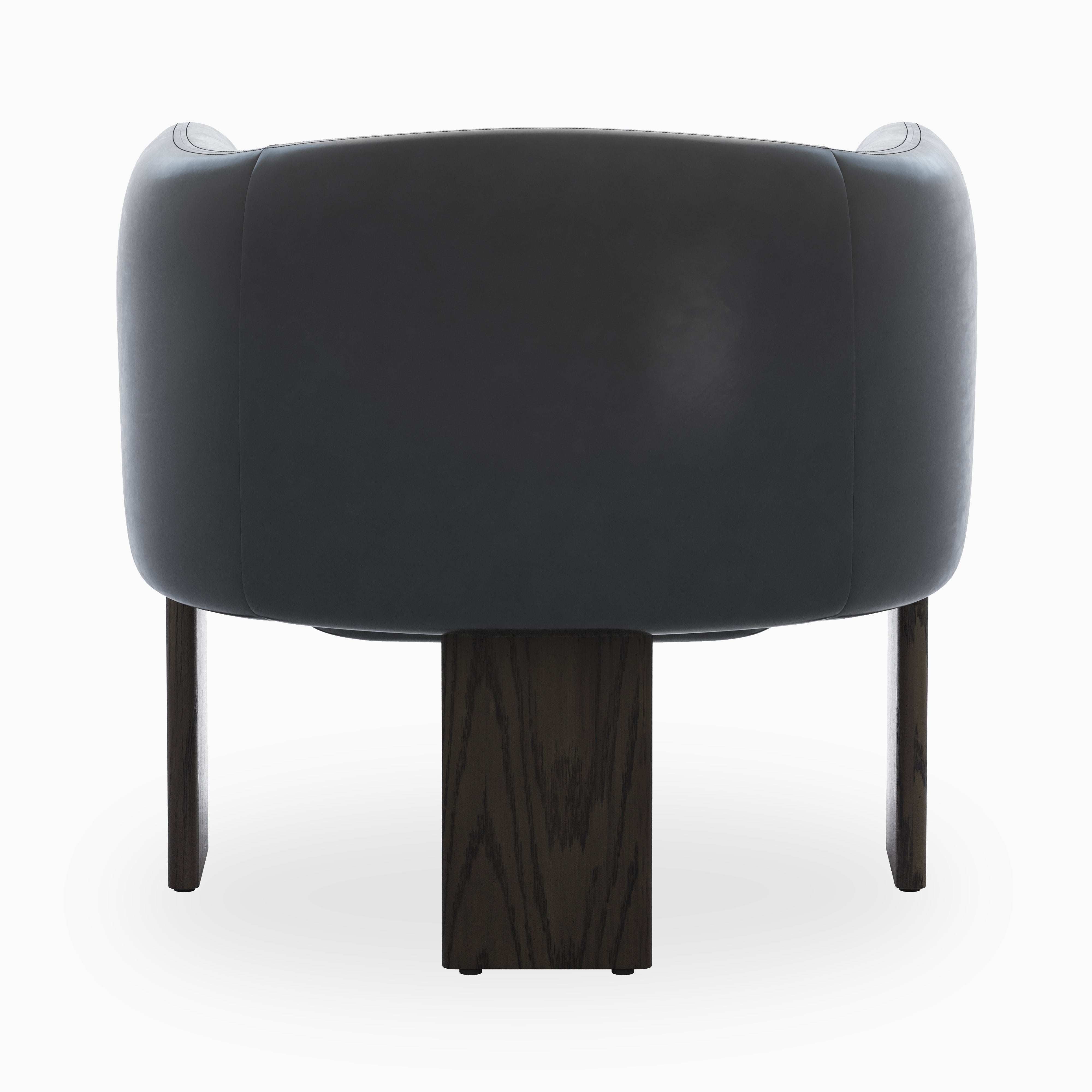 Malvian Lounge Chair in Black