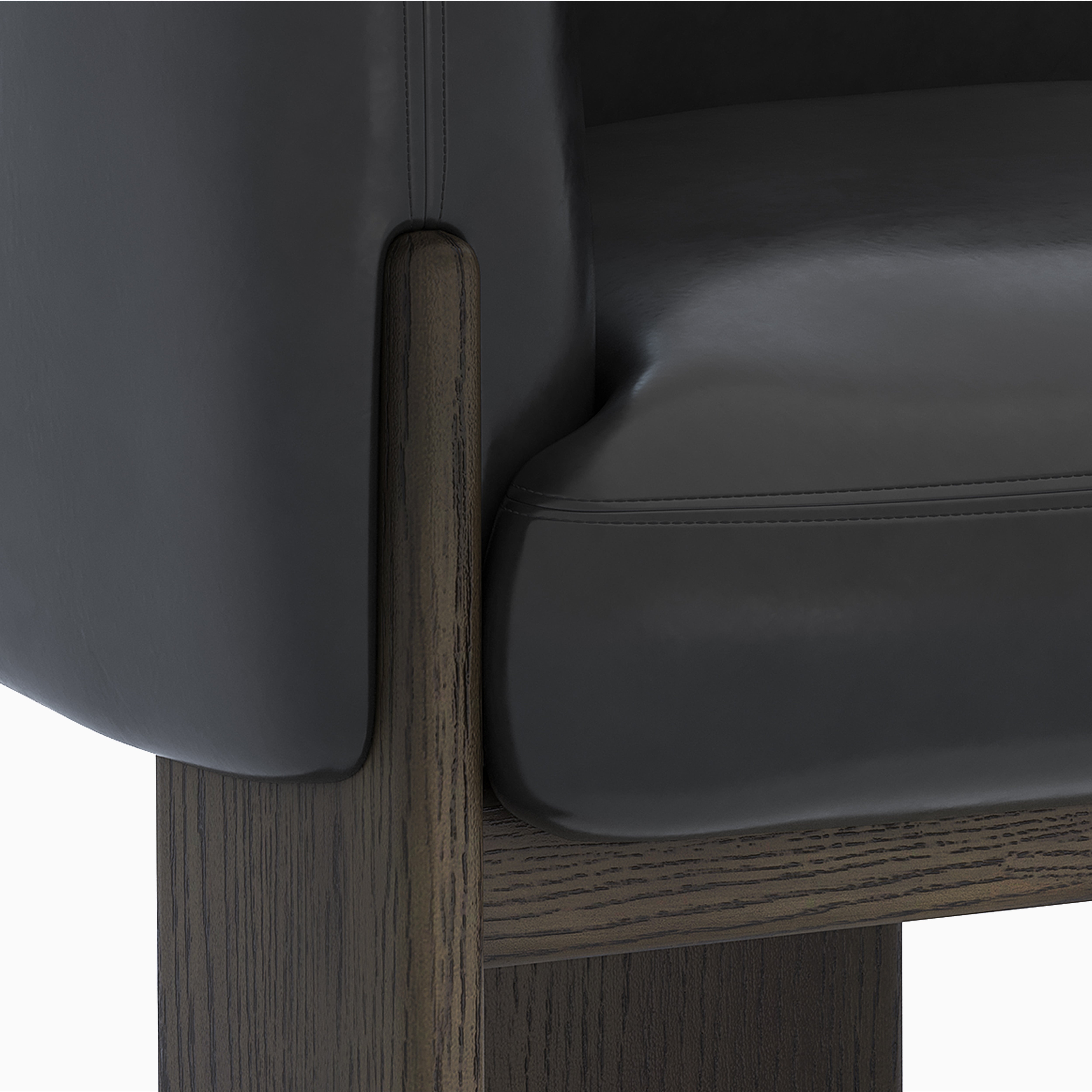 Malvian Lounge Chair in Black