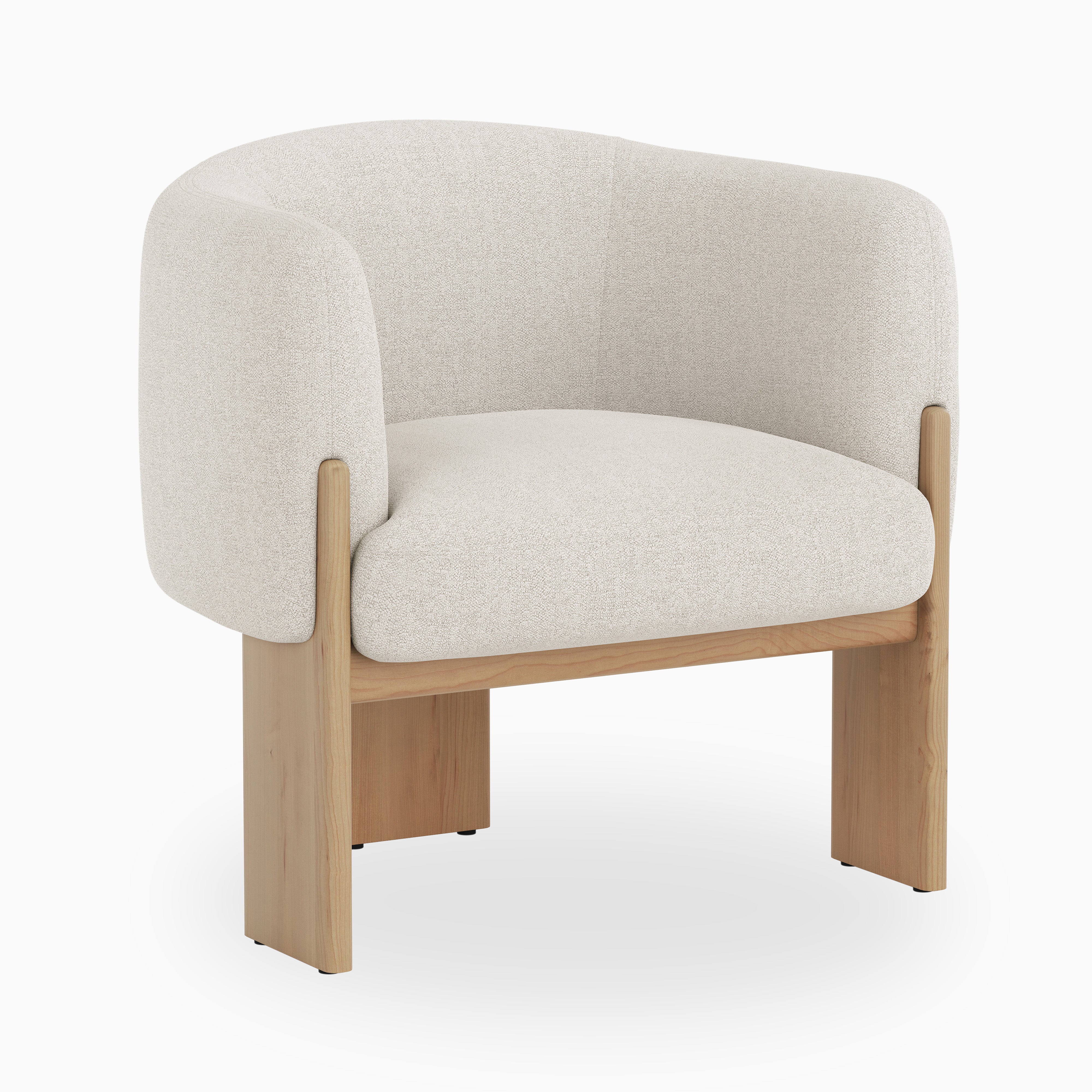 Malvian Lounge Chair in Taupe