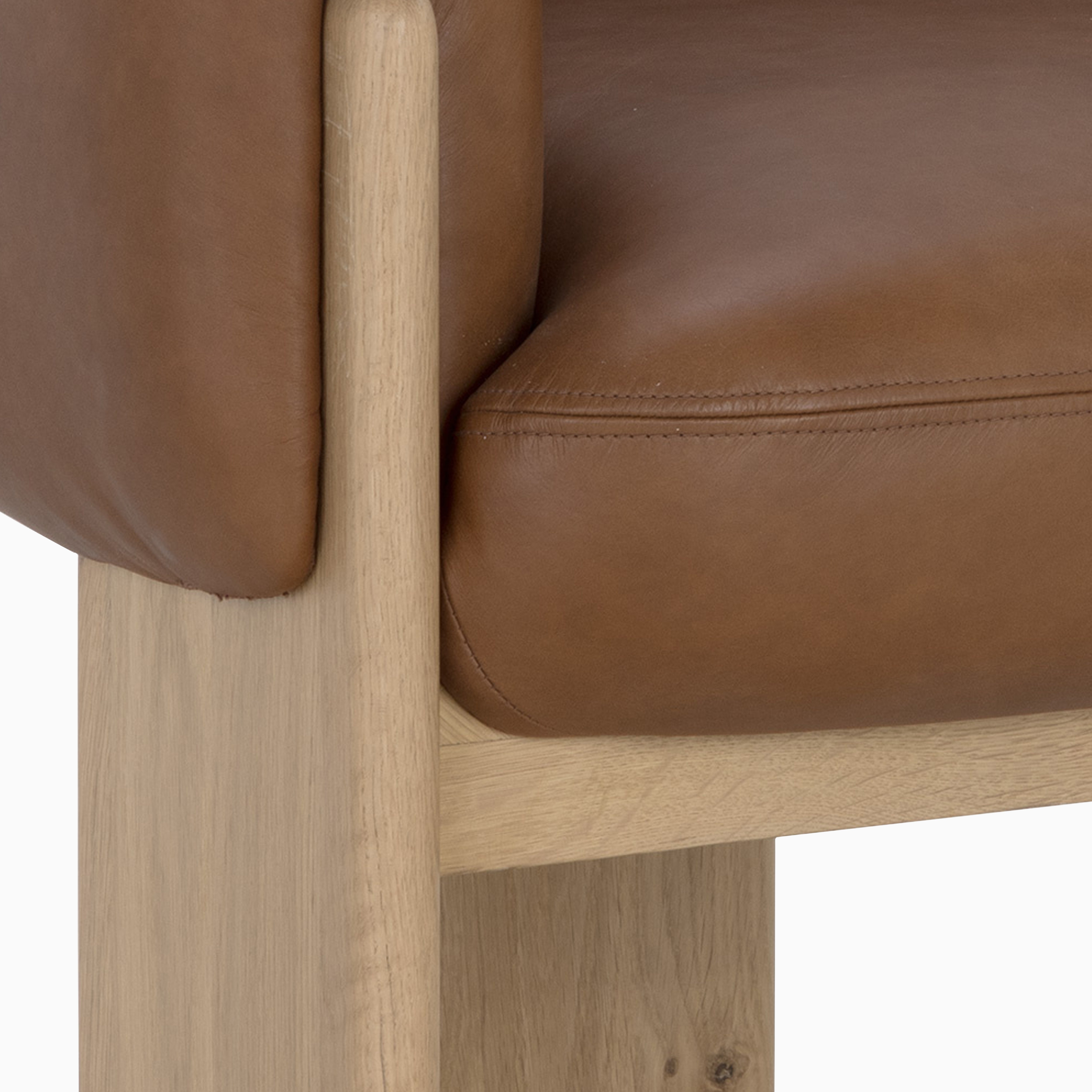 Malvian Lounge Chair in Brown