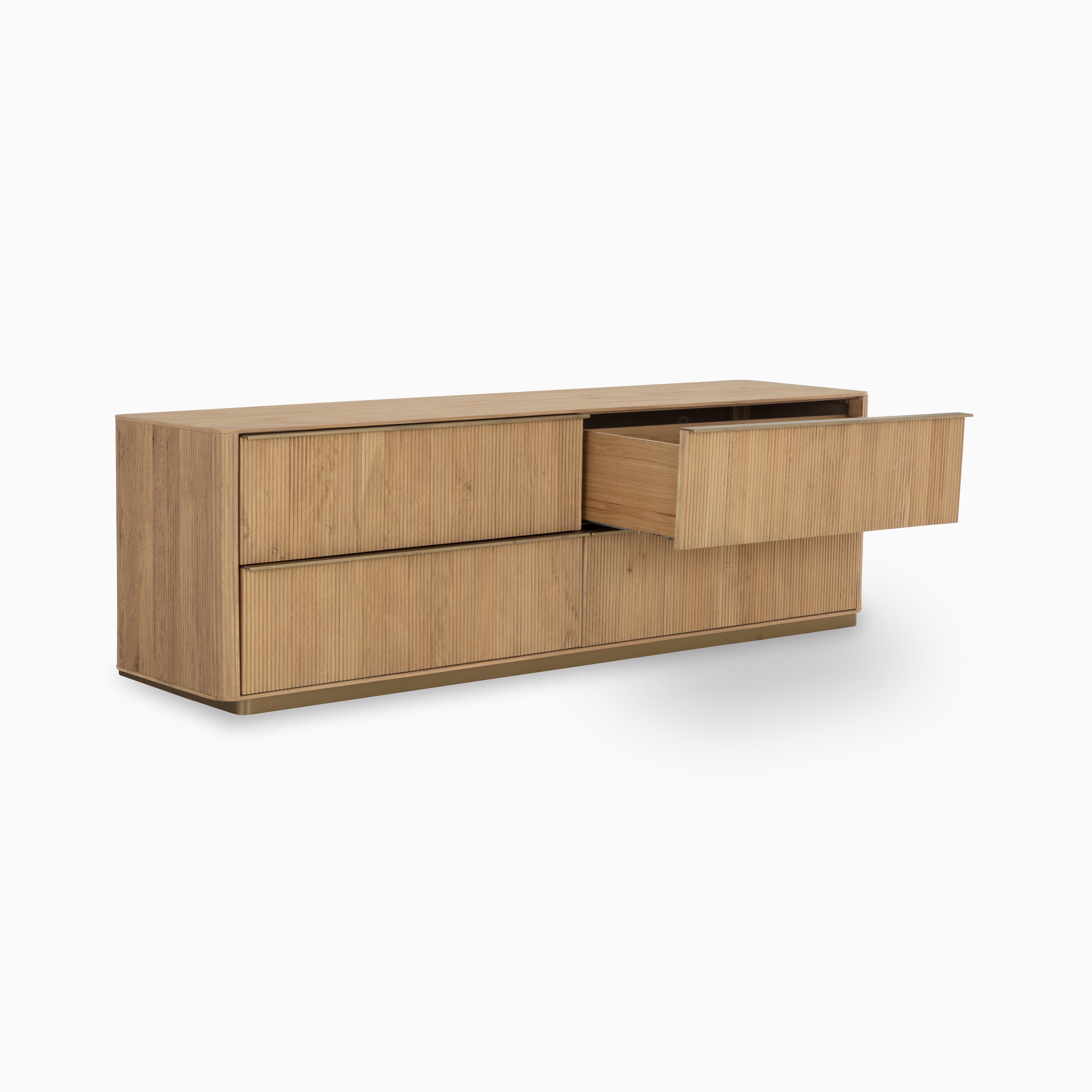 Arvellan Dresser in Rustic Oak