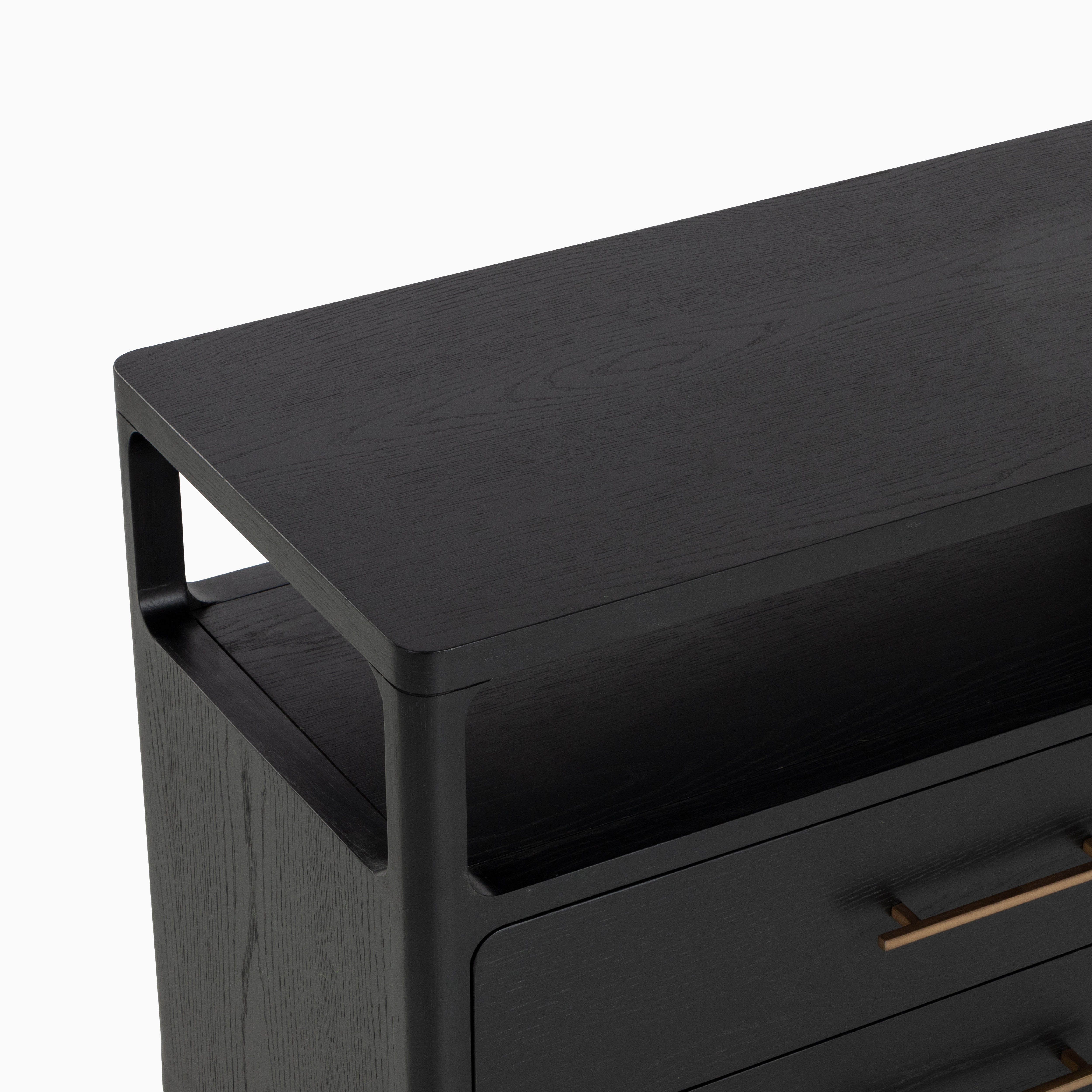 Velren Nightstand in Black