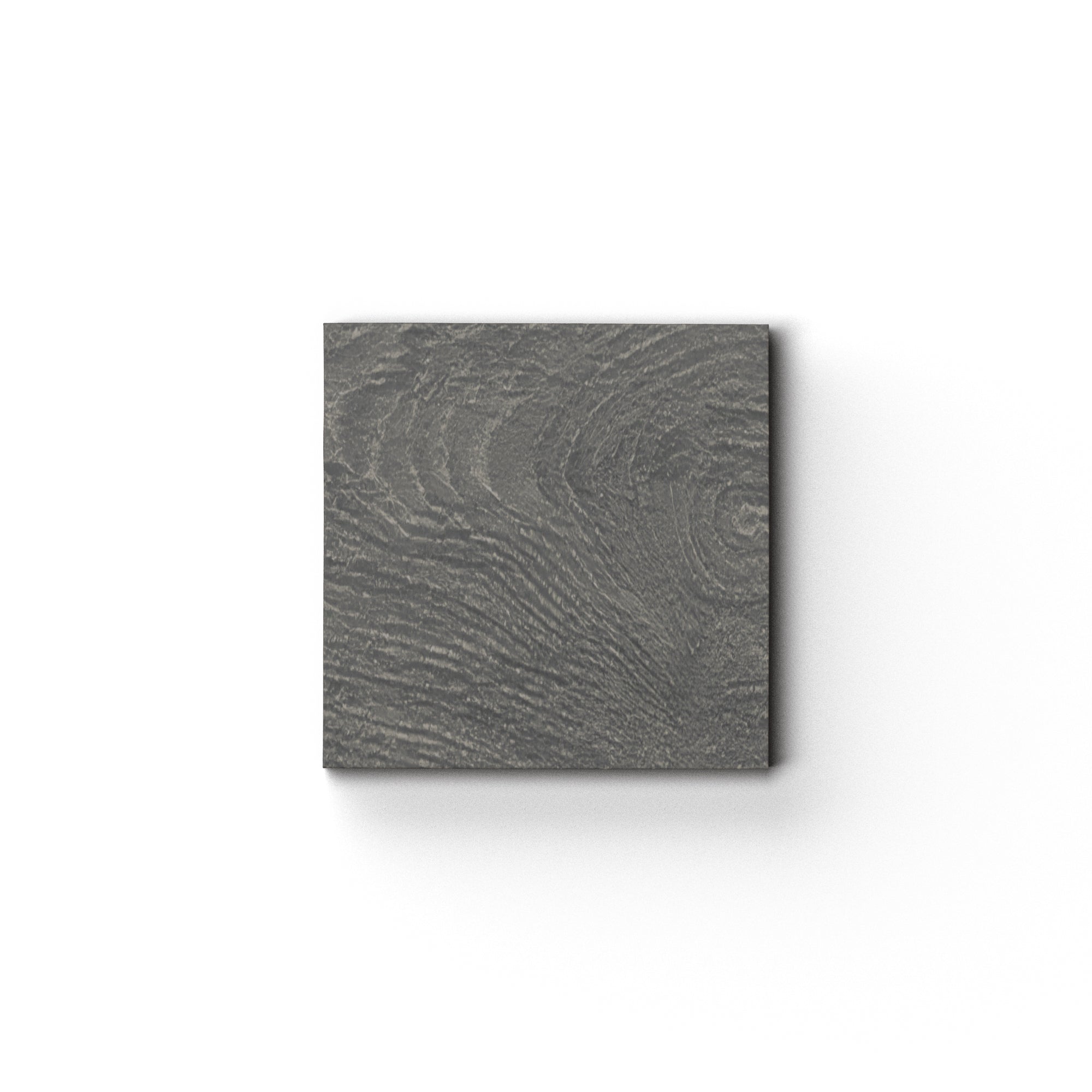 Alden 4 x 4 Matte in Charcoal Sample