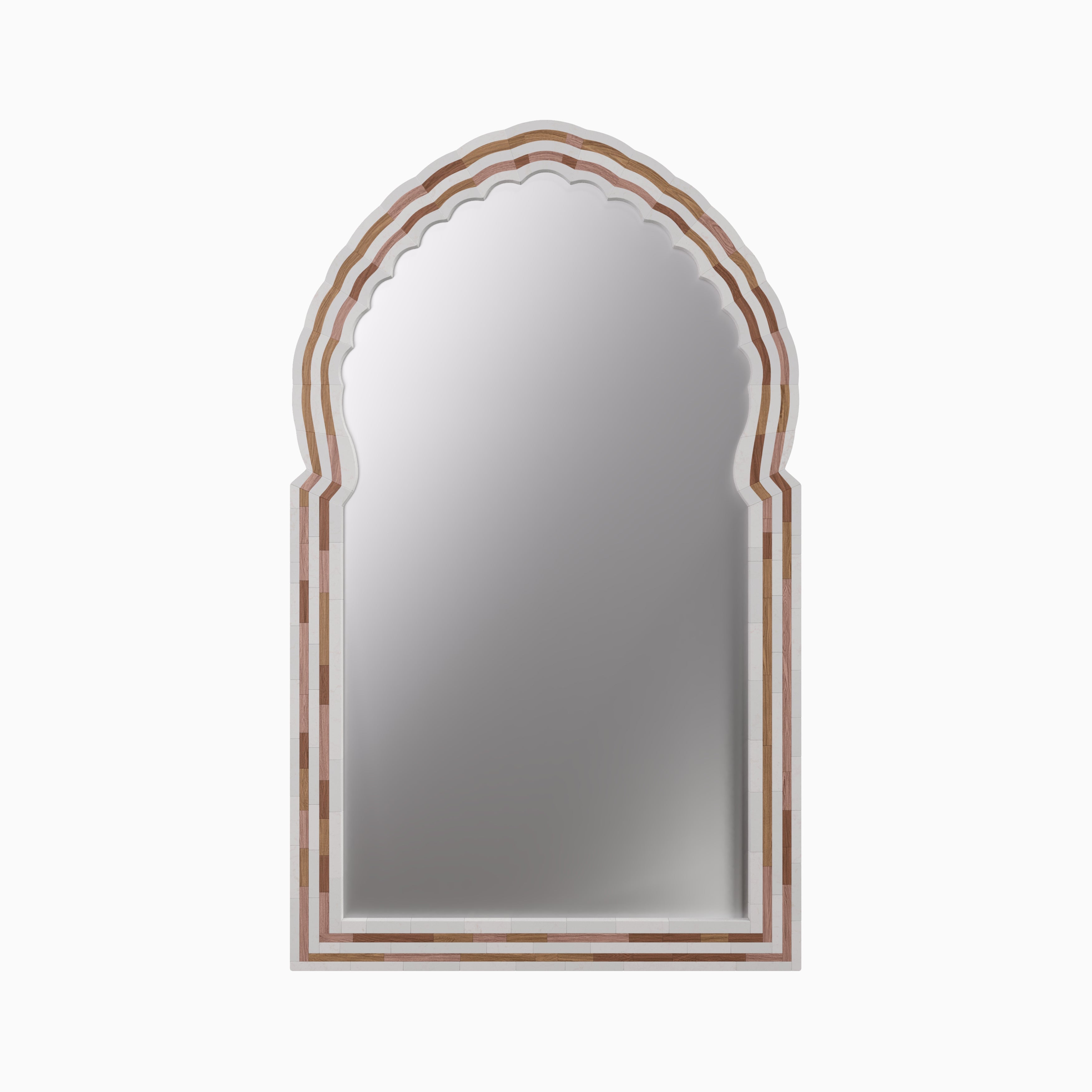 Vivara Mirror in Natural/Bone, Large