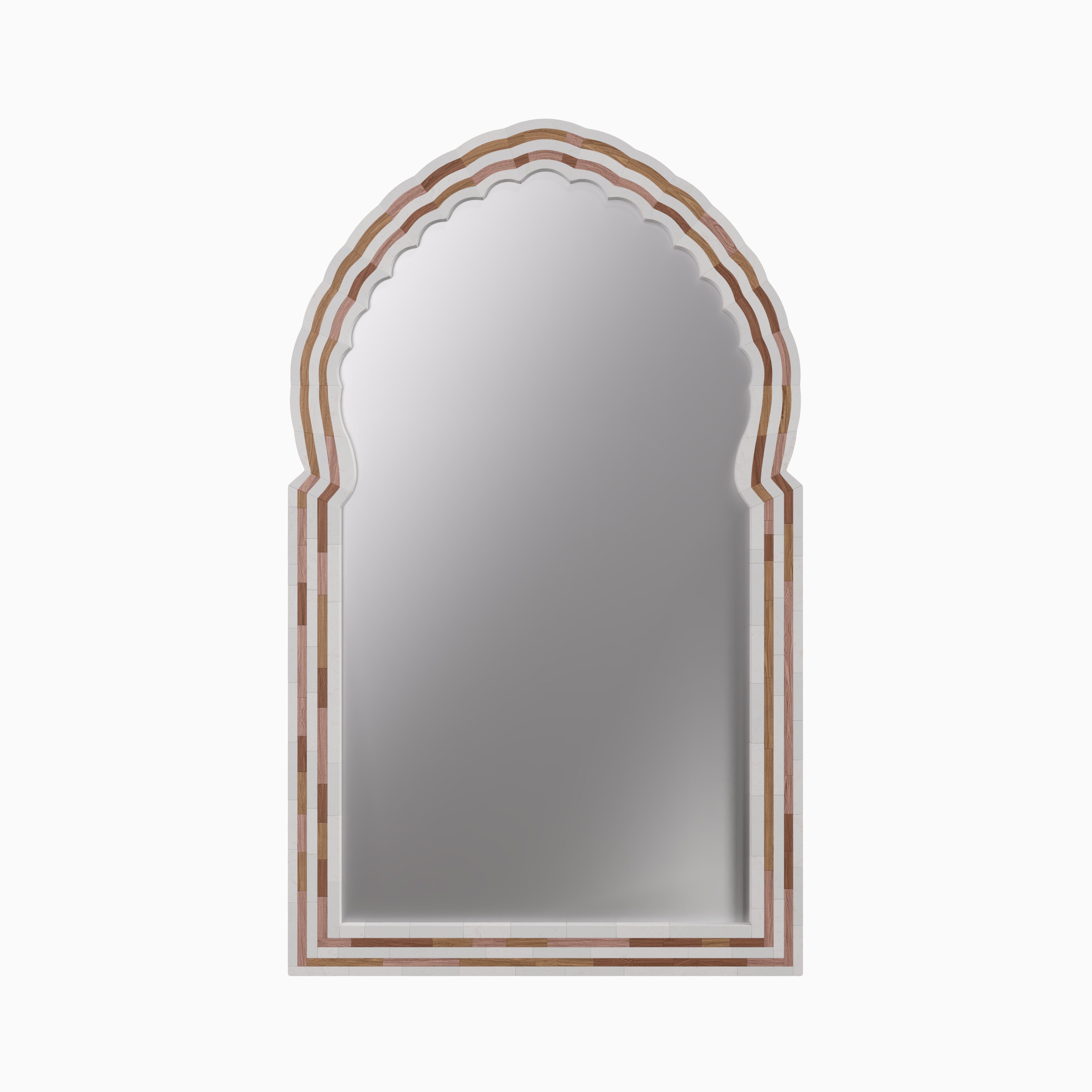 Vivara Mirror in Natural/Bone, Medium