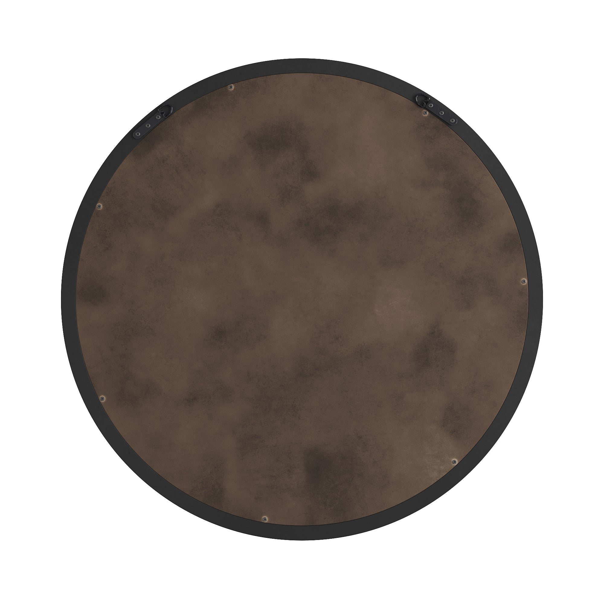 Arelisse Round Mirror in Charcoal