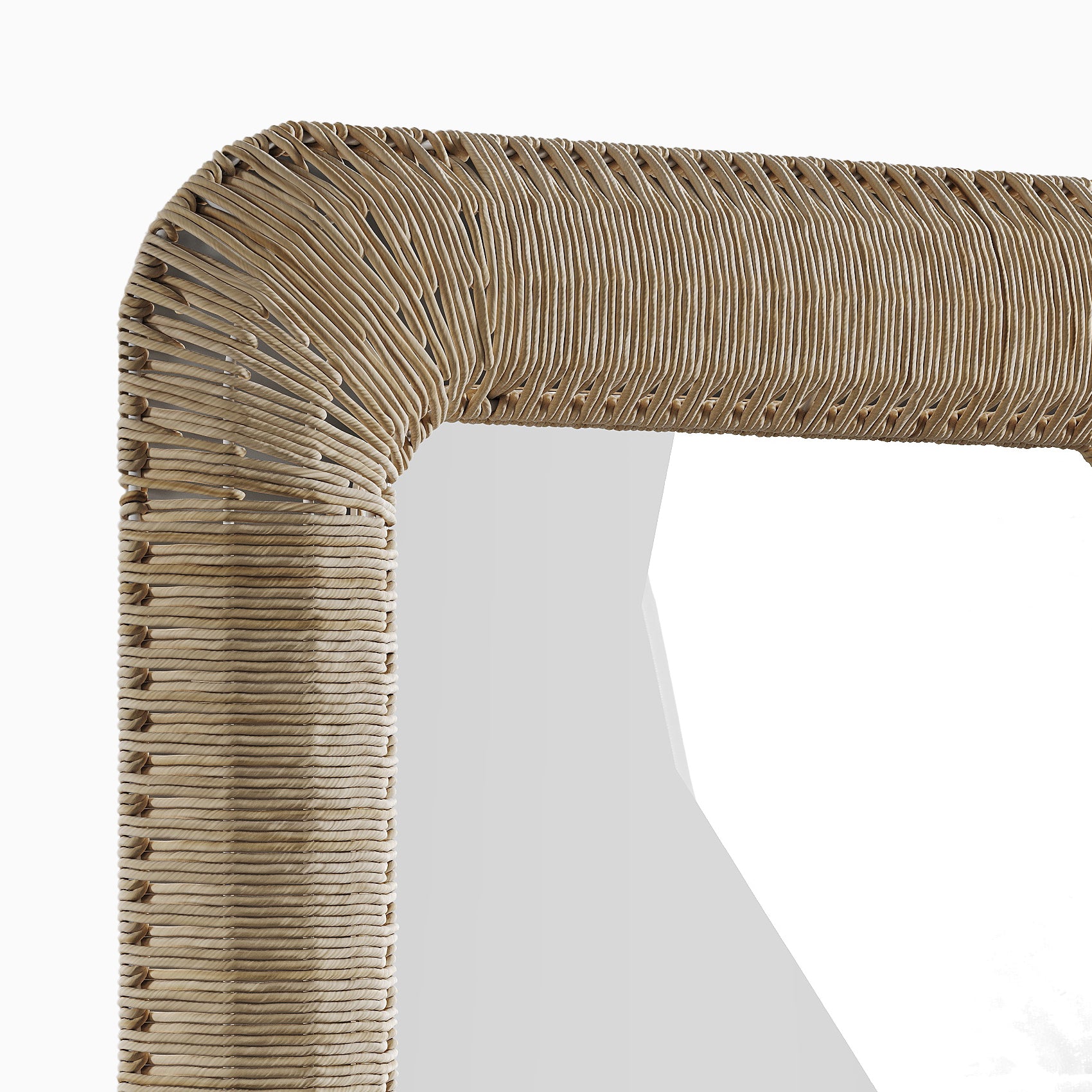 Fioren Rectangle Mirror in Natural