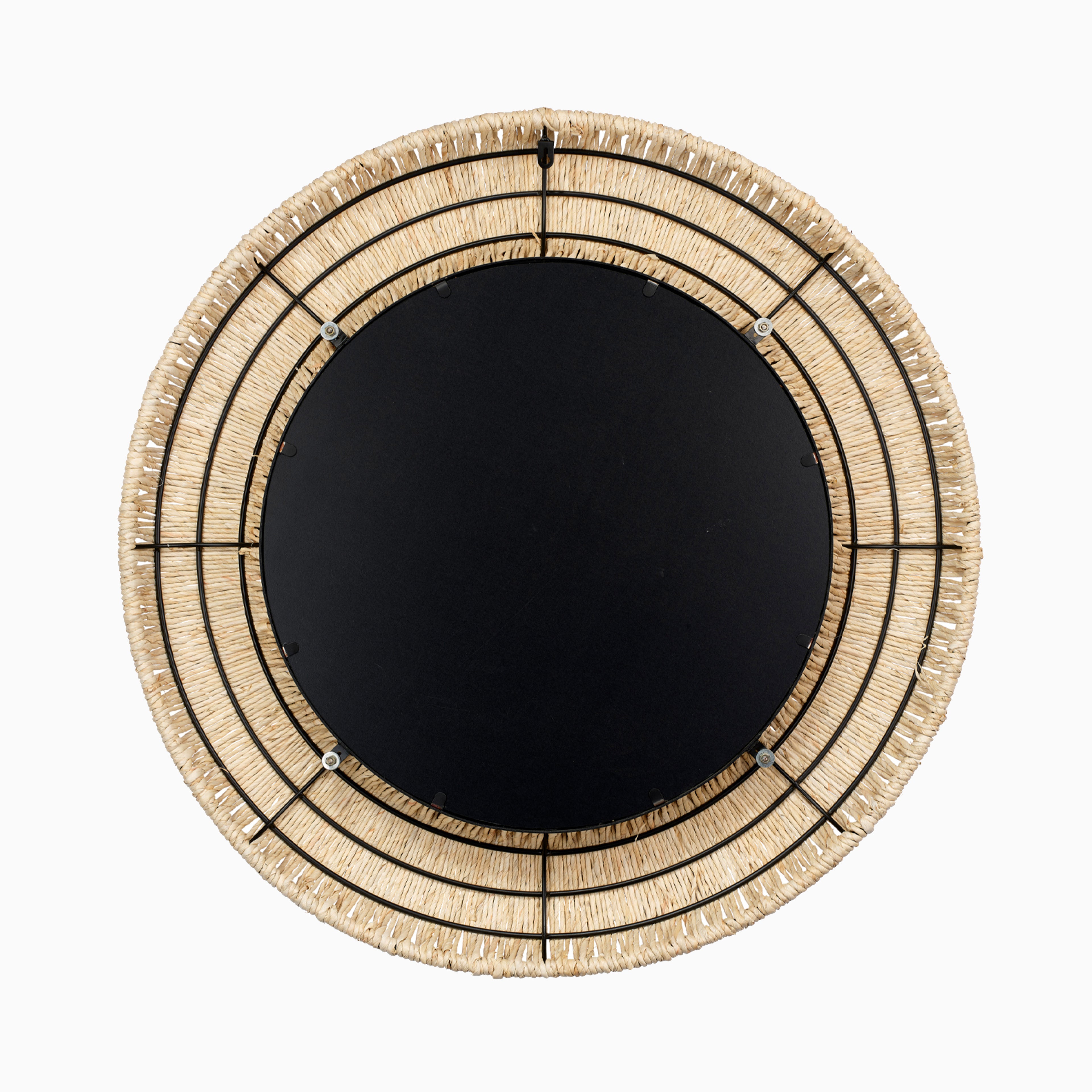 Fioren Round Mirror in Natural