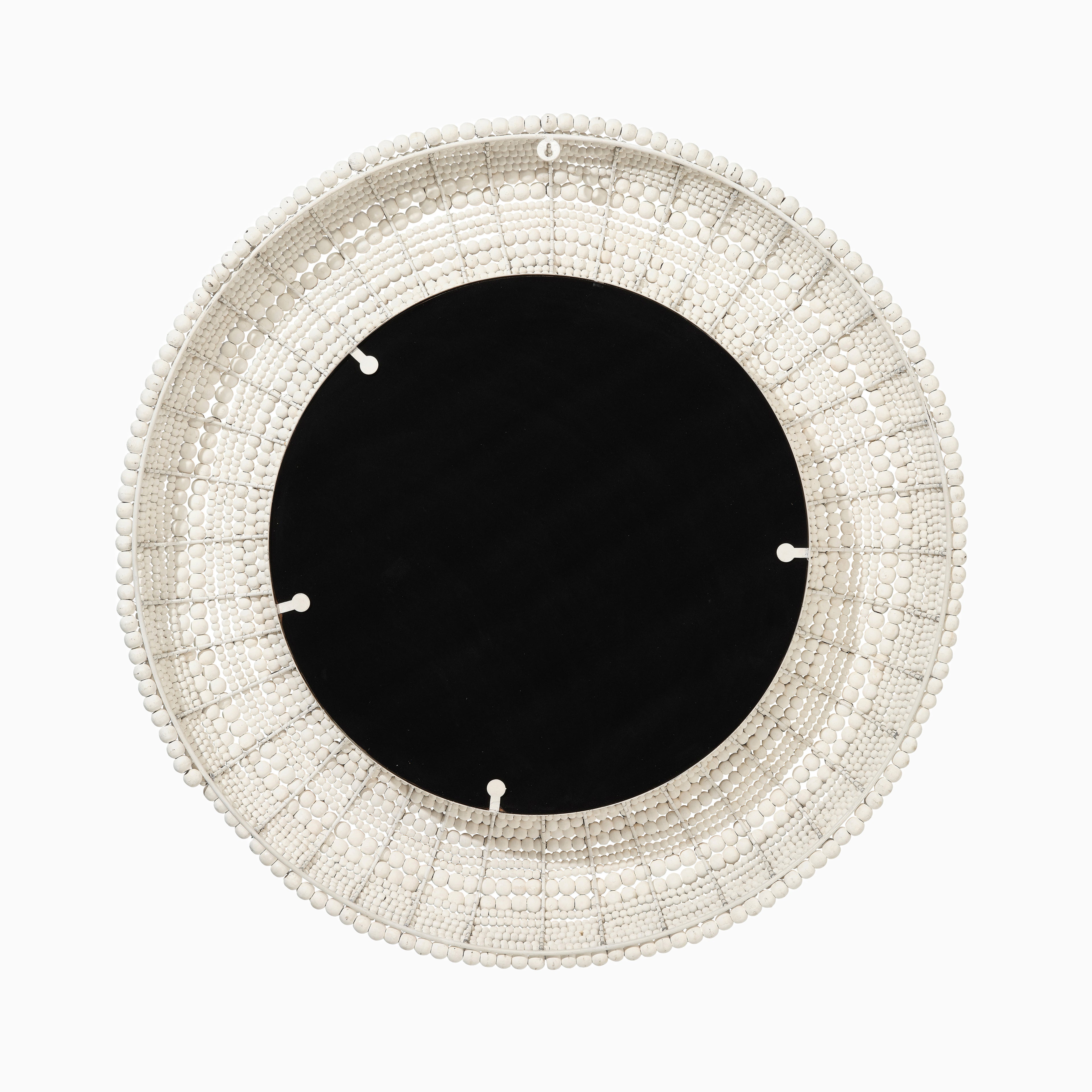 Arlena Mirror in White