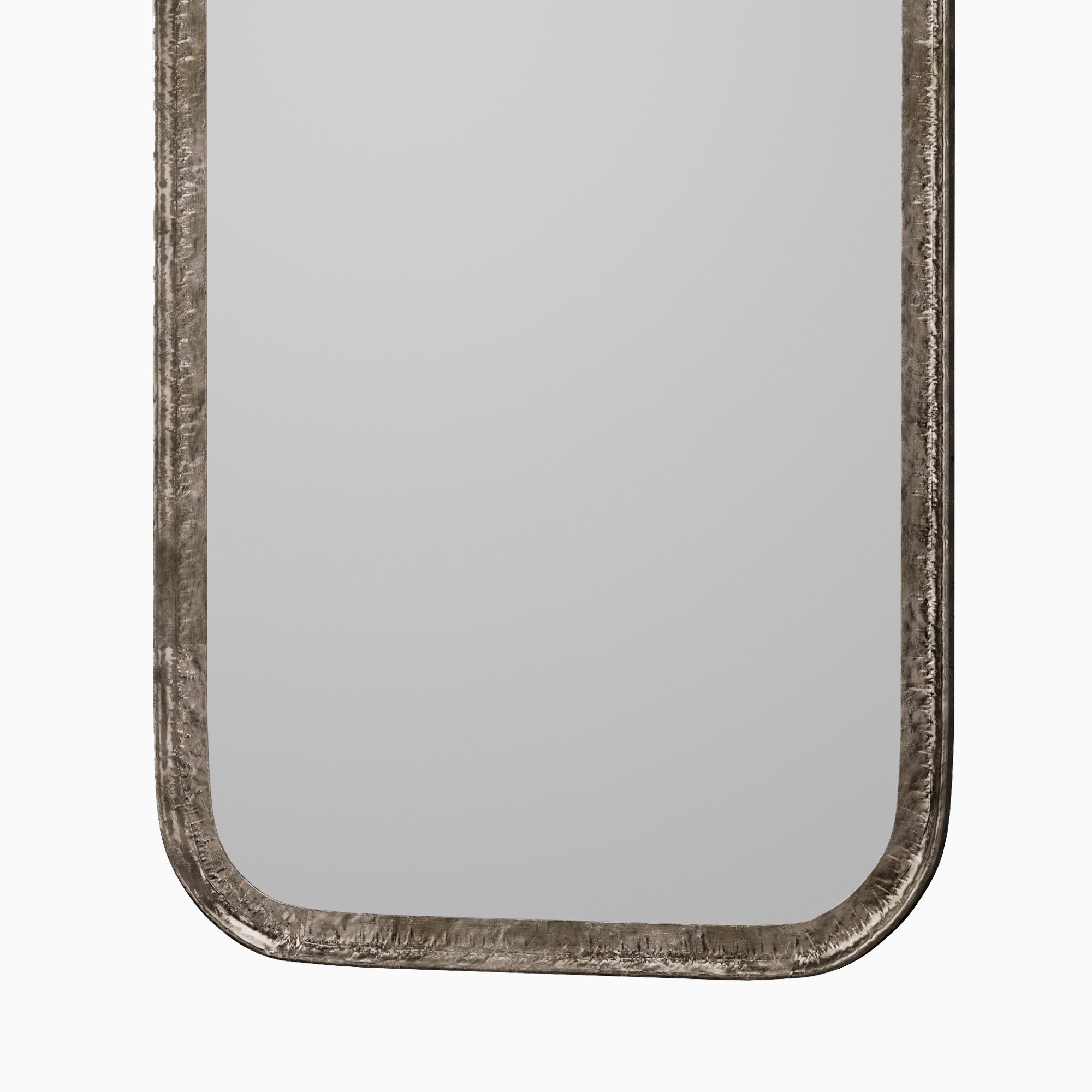 Maravine Mirror in Silver Leaf