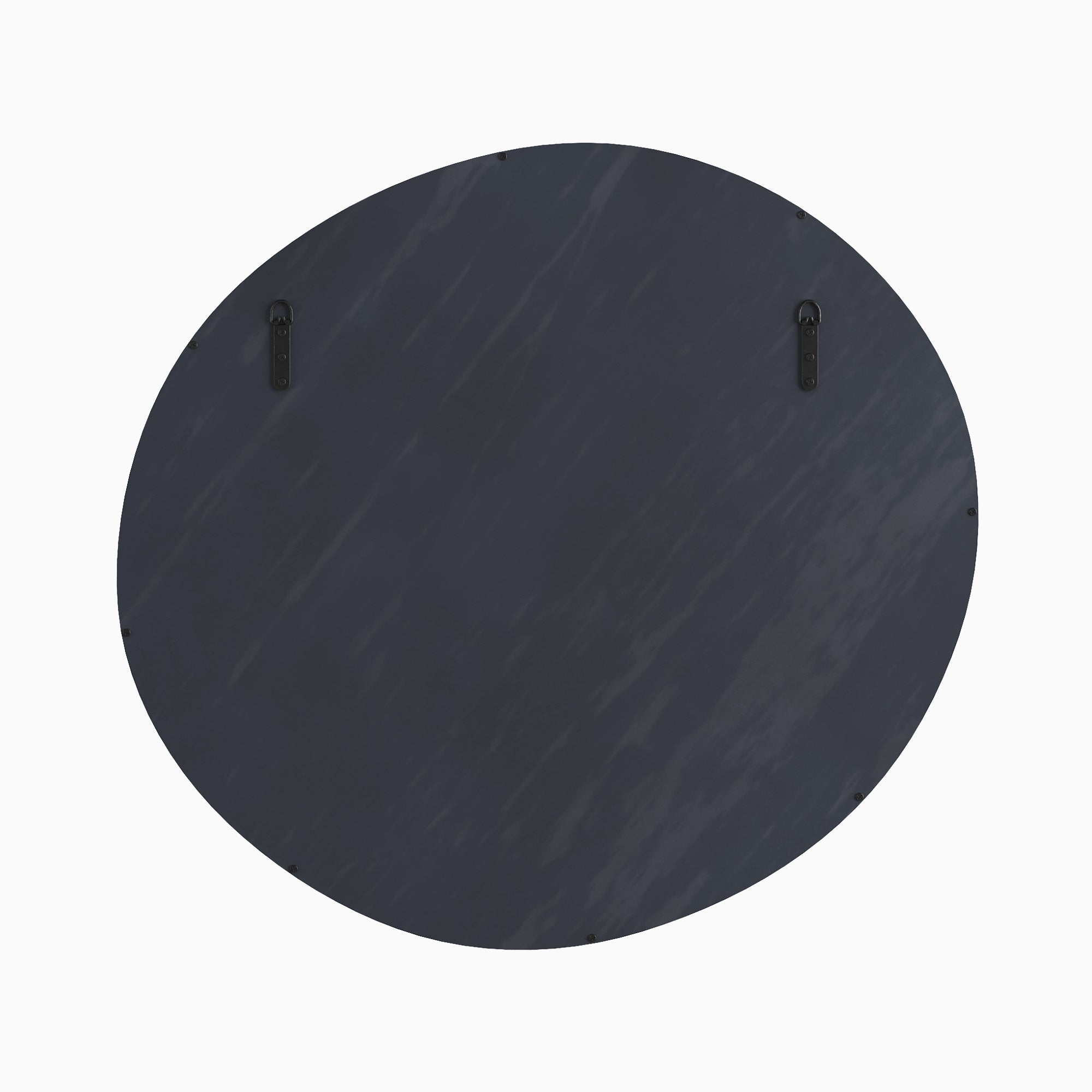 Clarien Round Mirror in Iron