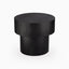 Enric Round Side Table in Black