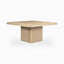 Zevara Square Dining Table in White Oak, 60"