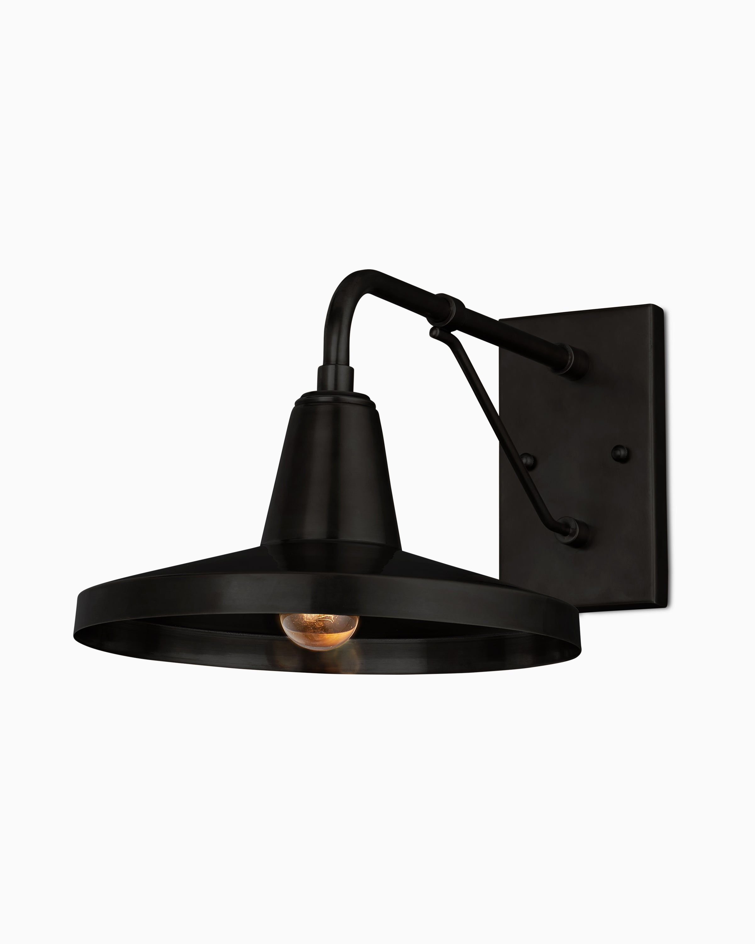 Prescott Outdoor Wall Sconce in Black