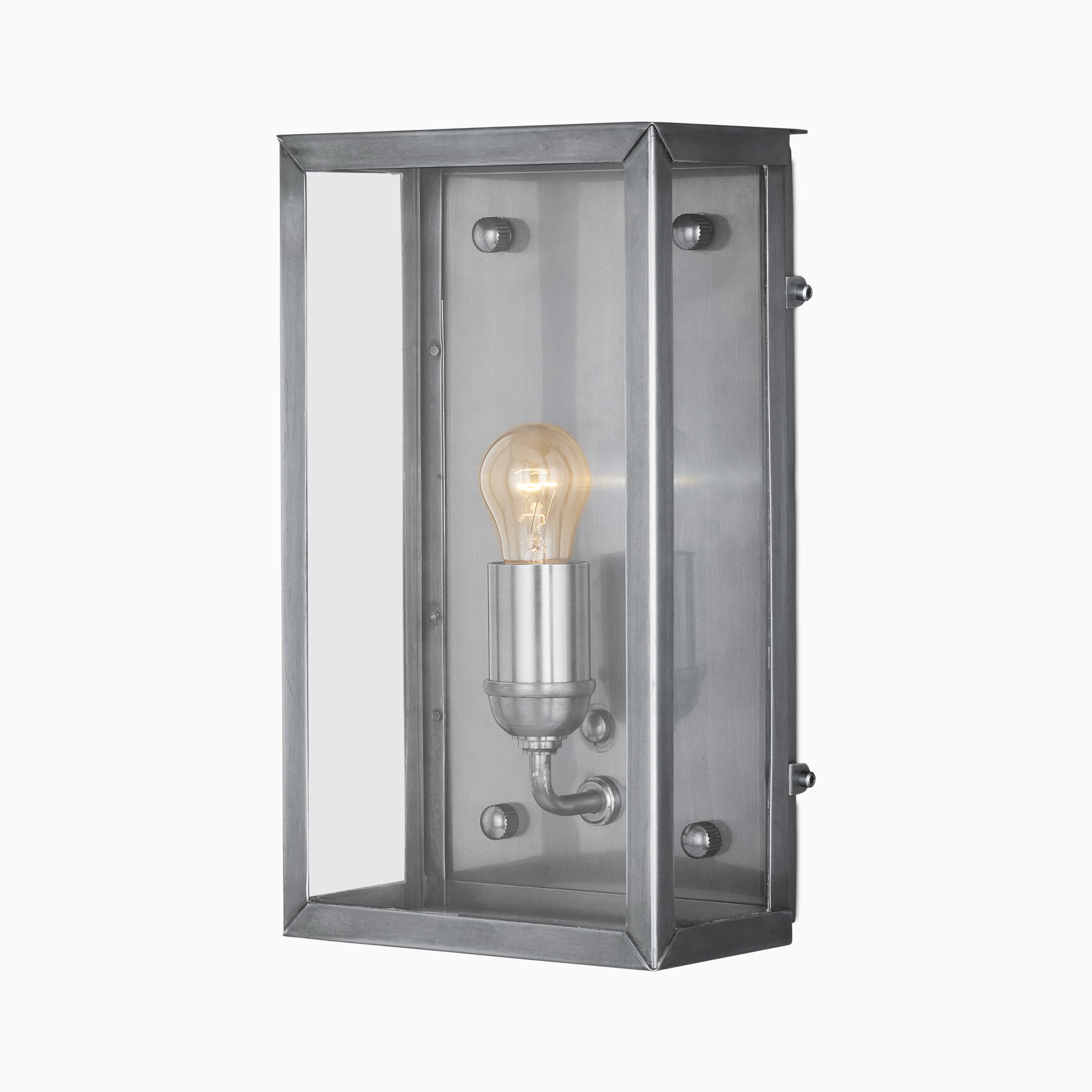 Bracken Outdoor Wall Sconce in Antique Silver