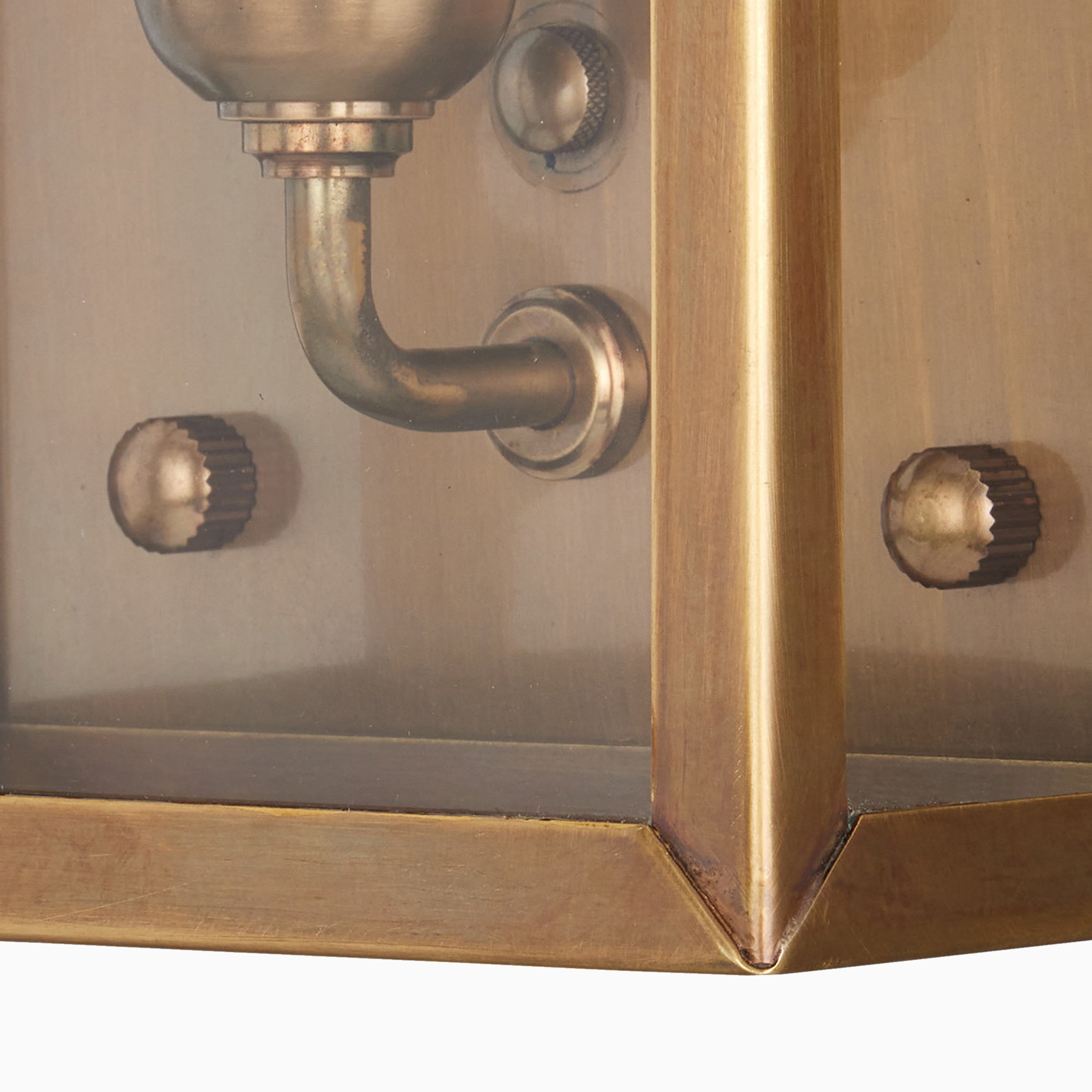 Bracken Outdoor Wall Sconce in Antique Brass
