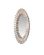 Bellmere Round Mirror in Whitewash