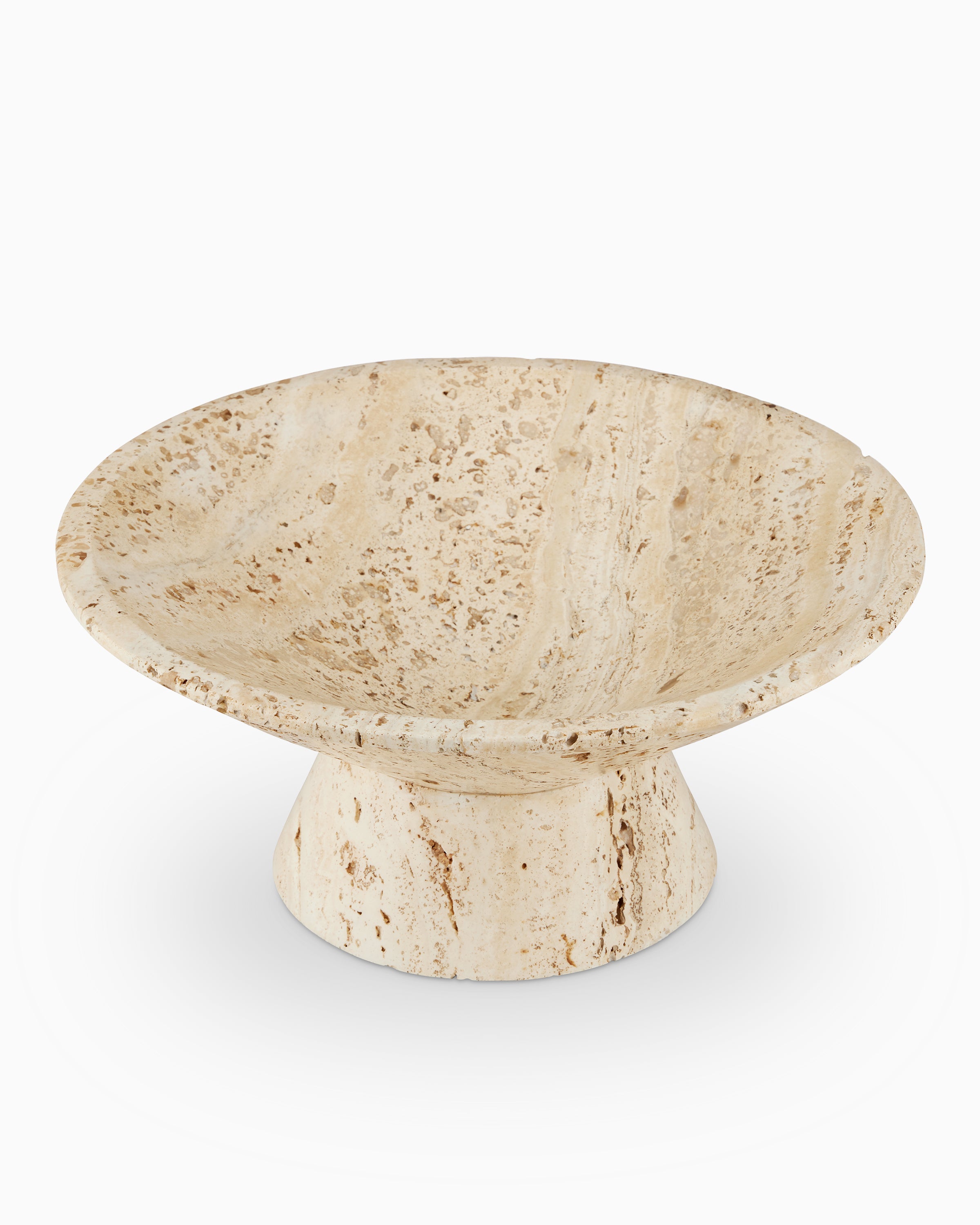 Denwick Travertine Small Bowl