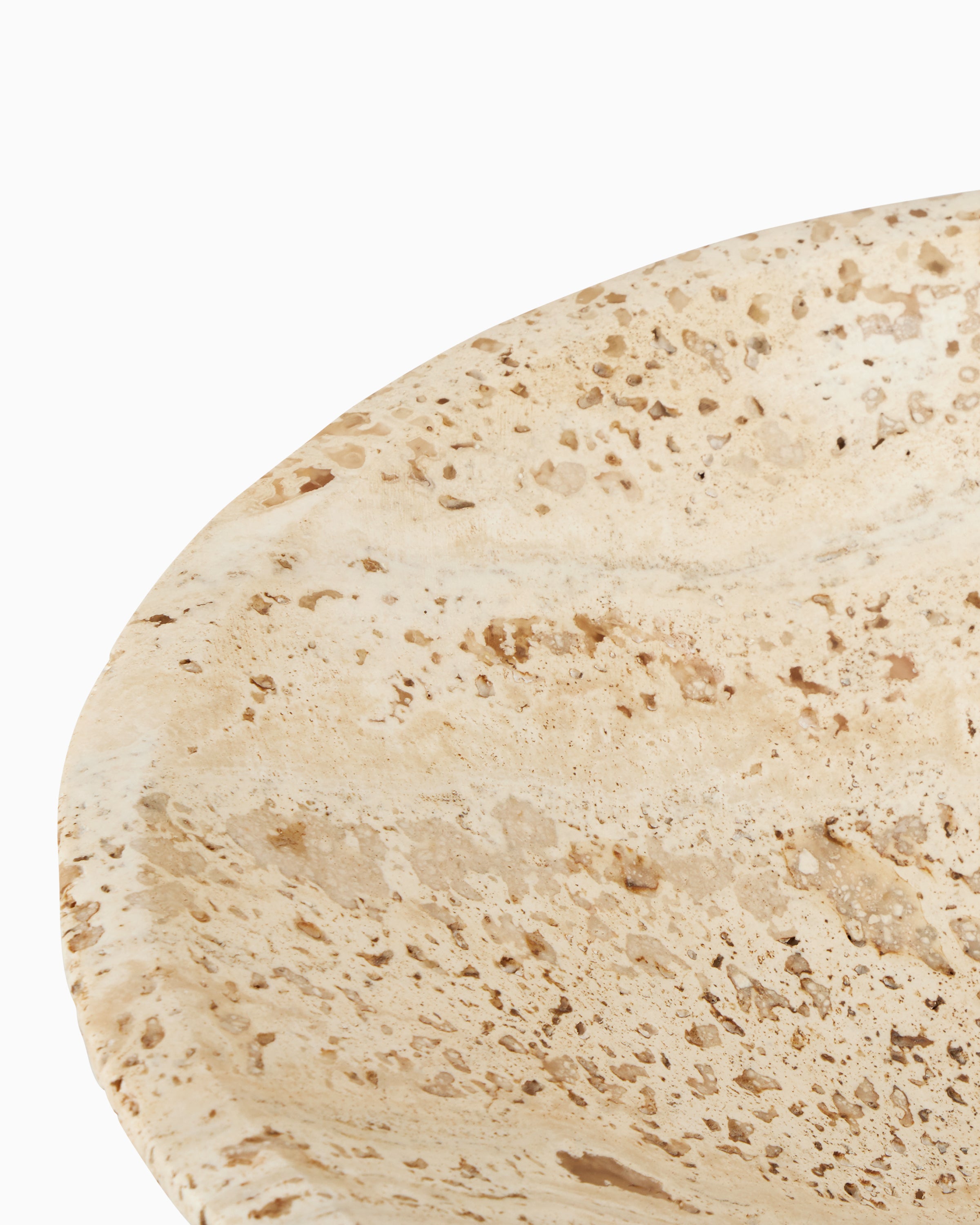 Denwick Travertine Small Bowl