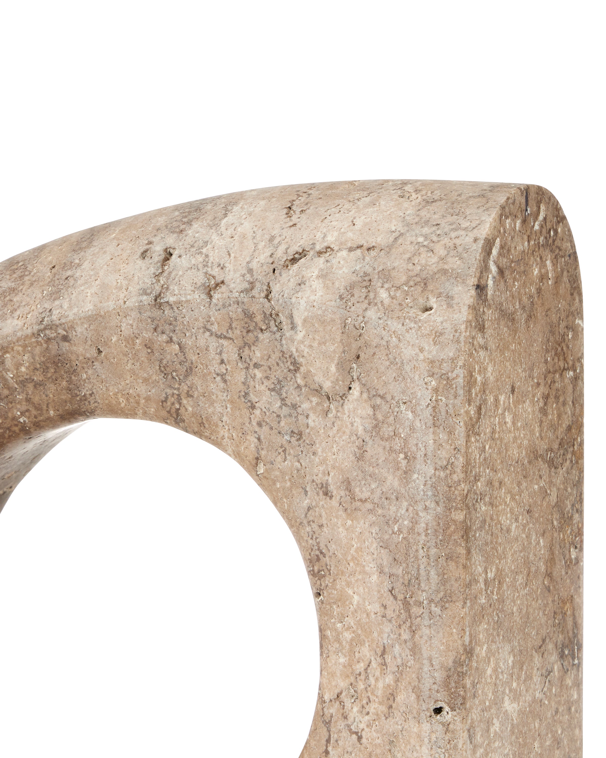 Corbett Travertine Bookend Set