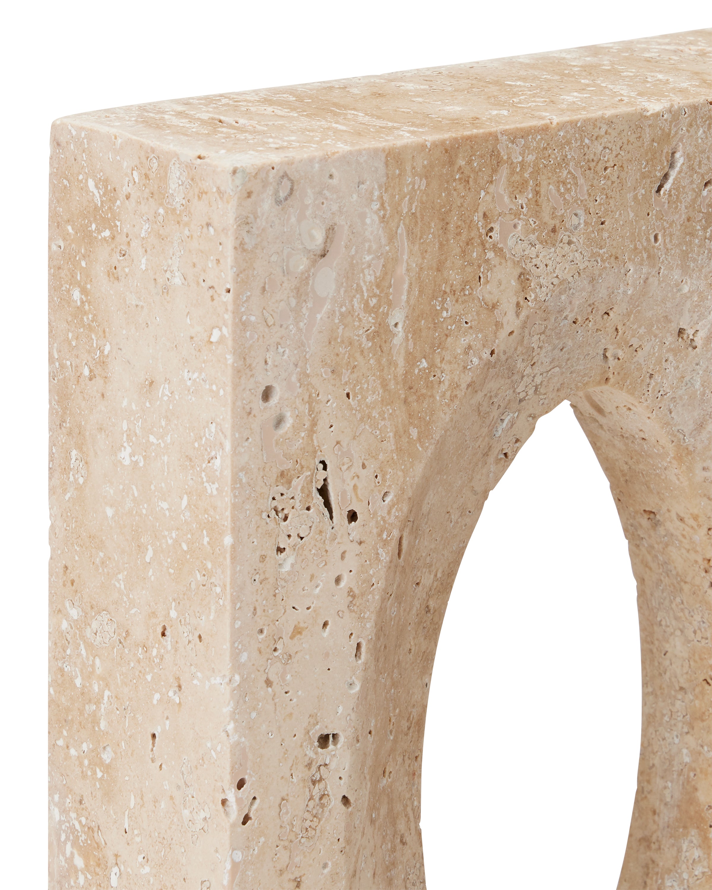 Cartwright Travertine Bookend Set