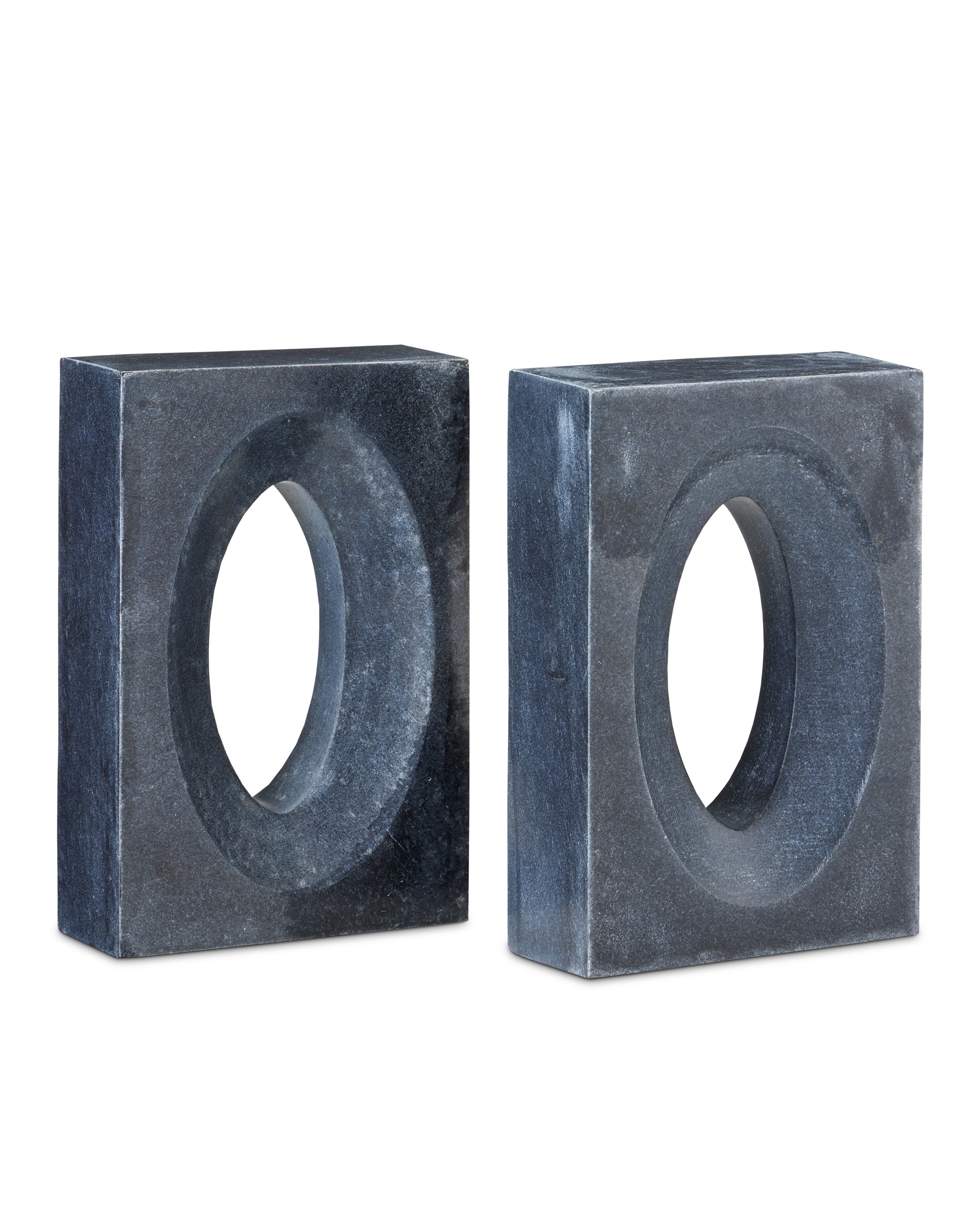 Cartwright Black Marble Bookend Set