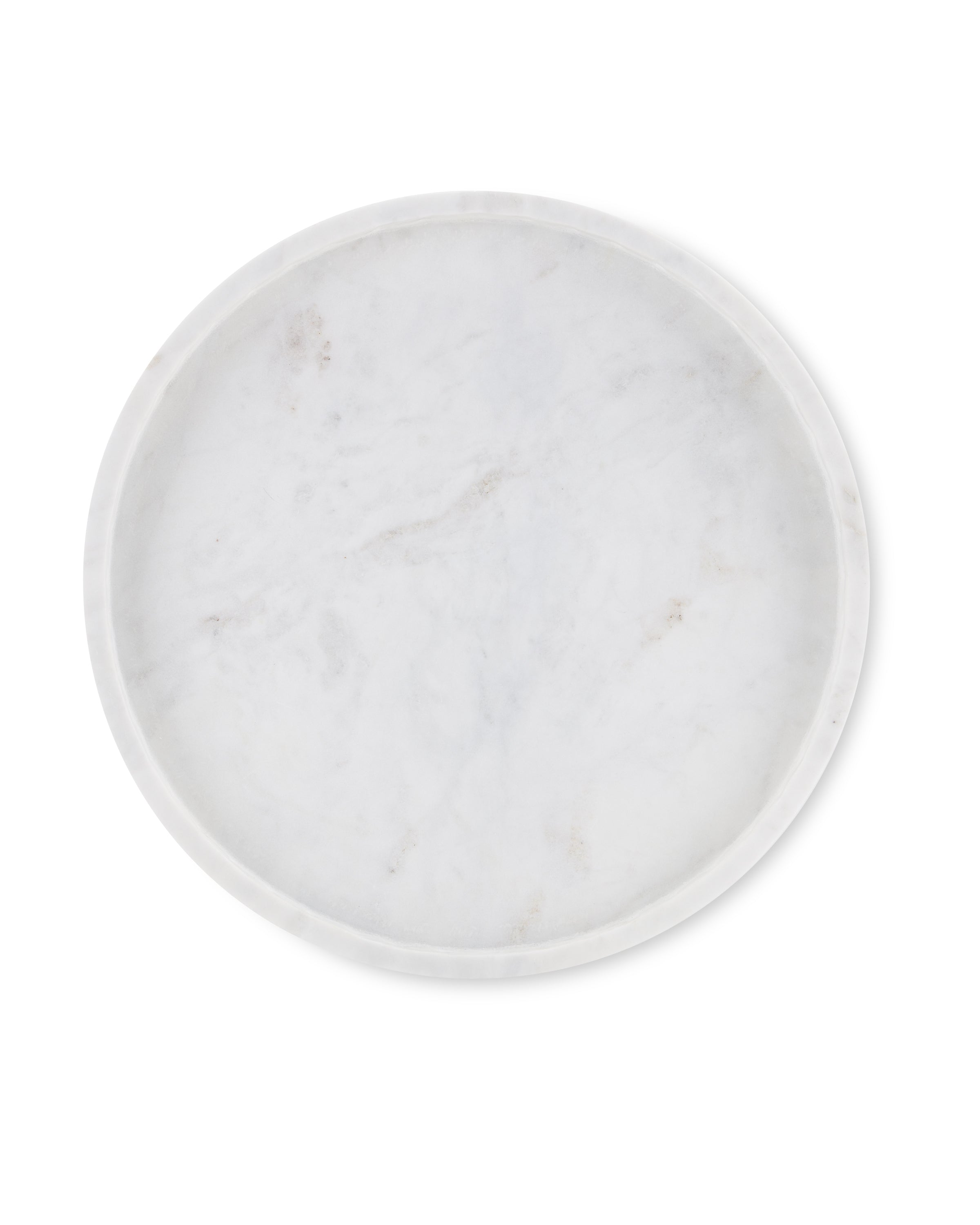 Talbot White Marble Tray