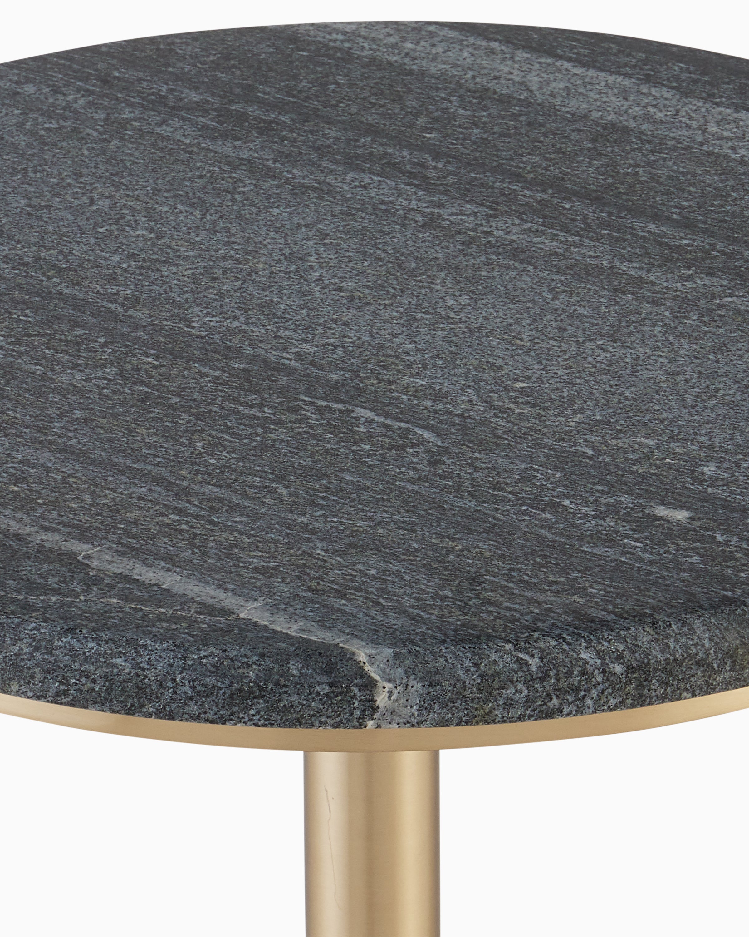 Dunham Black Marble Accent Table