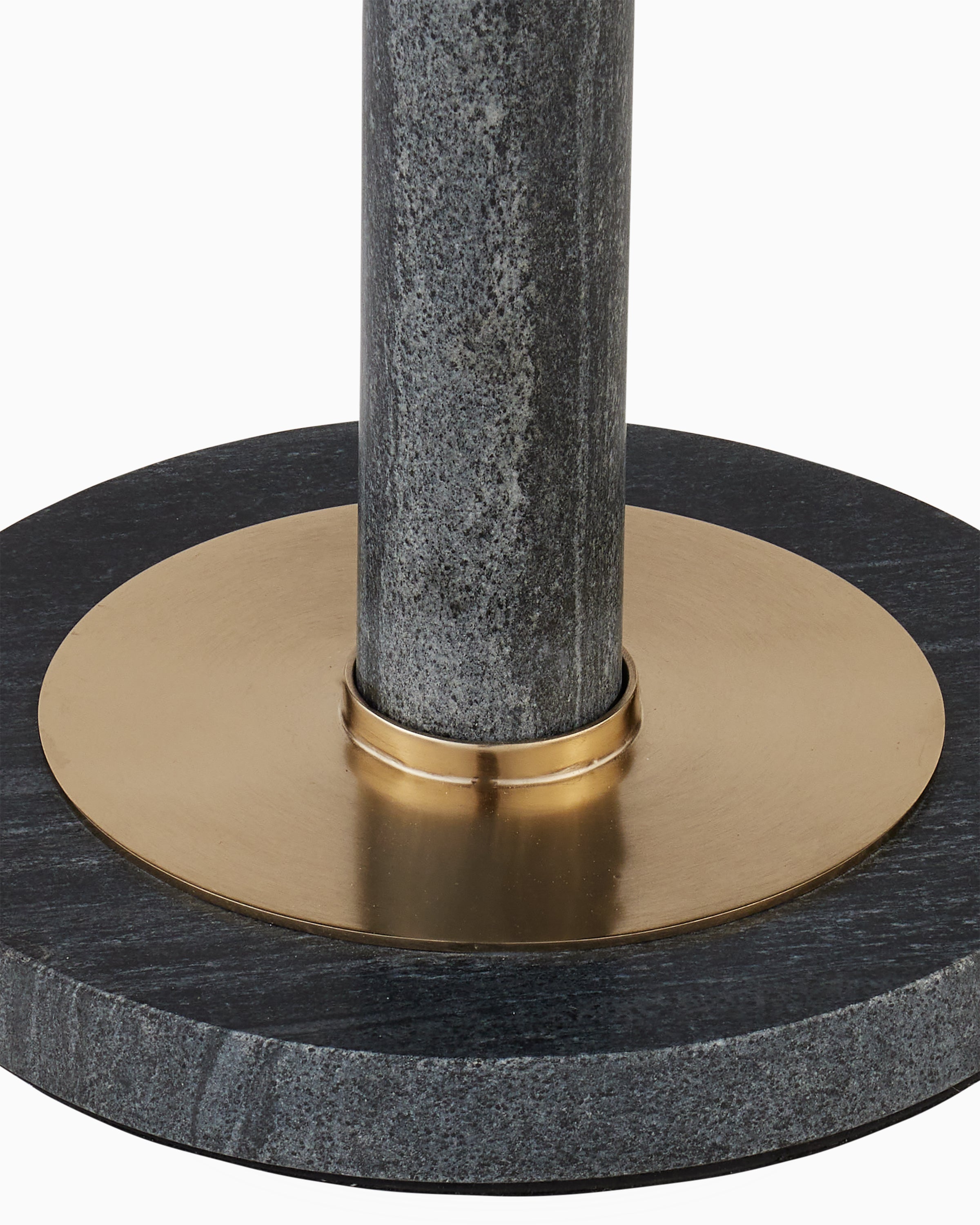 Dunham Black Marble Accent Table