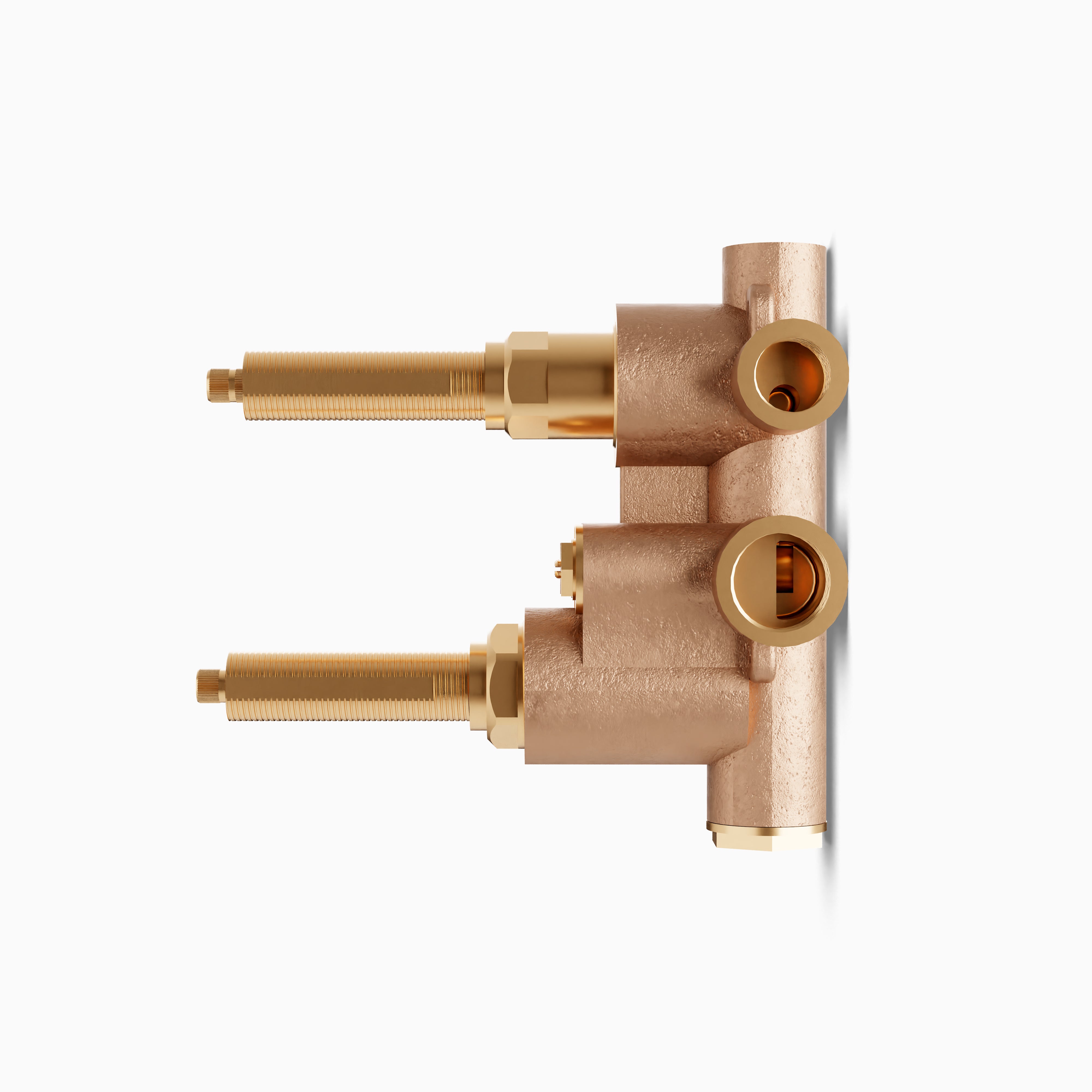 3/4" Thermostatic Valve with 3-Way Non-Shared Diverter & Off Position
