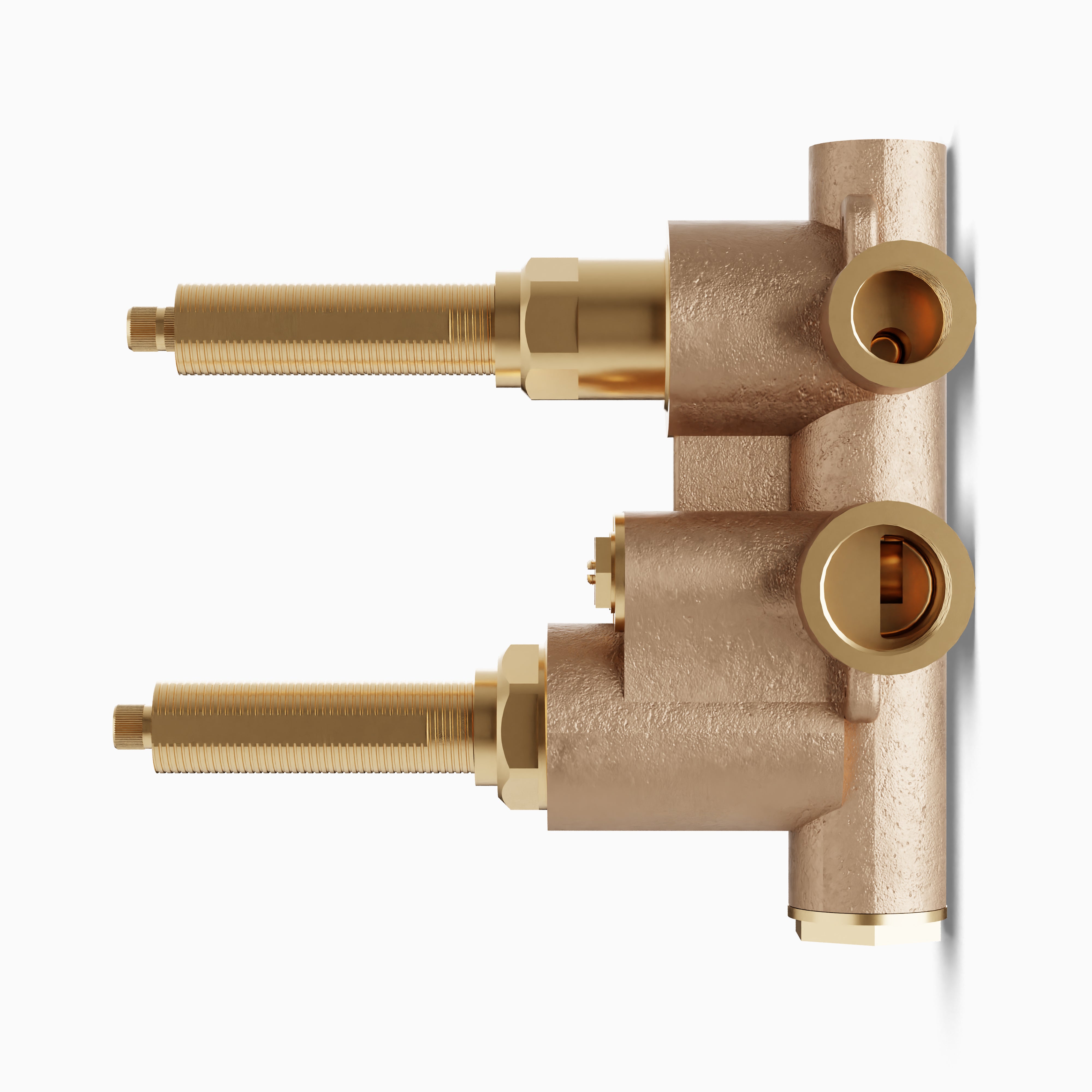 3/4" Thermostatic Valve with 3-Way Shared Diverter & Off Position