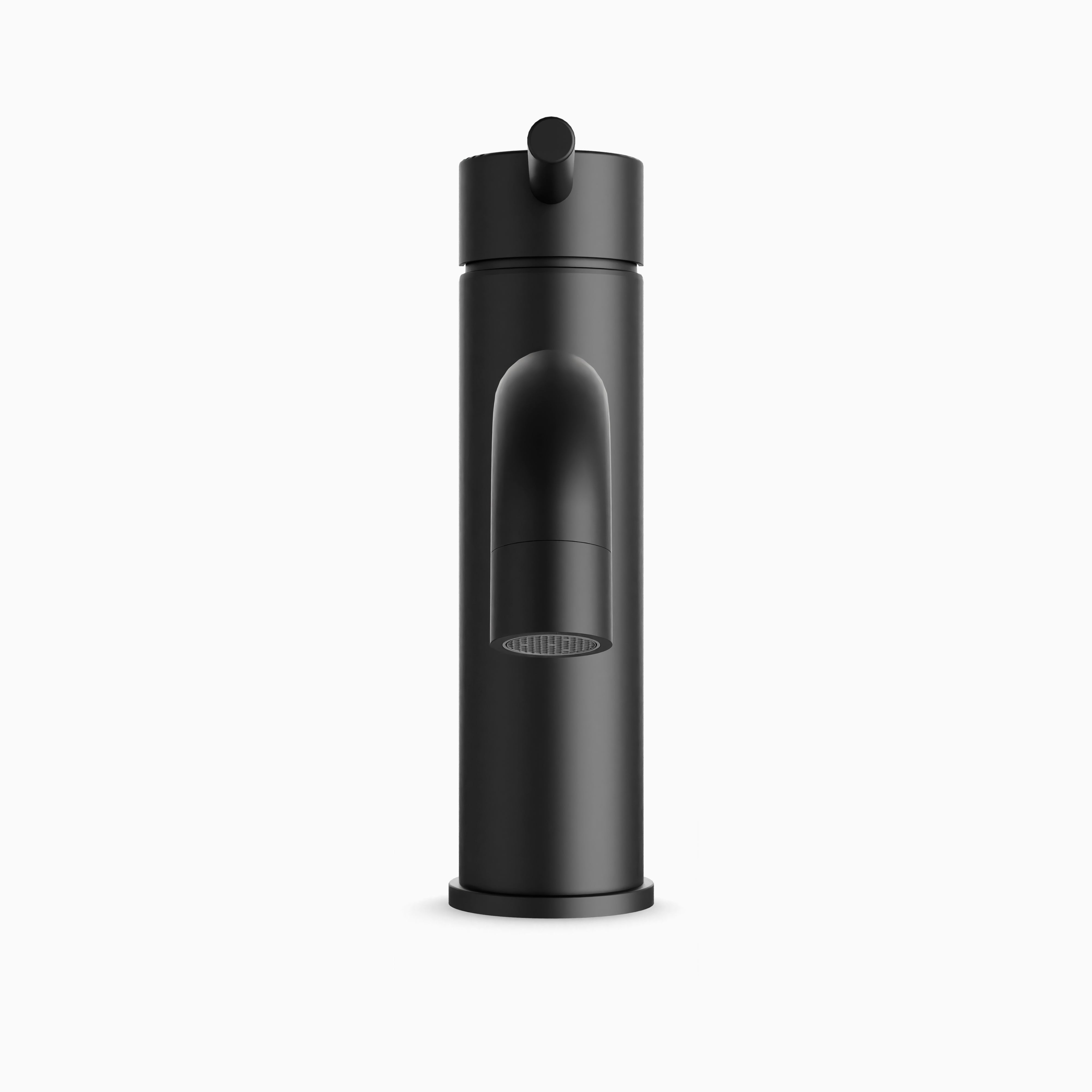 Alder Single Hole Bathroom Faucet in Matte Black