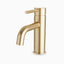 Alder Single Hole Bathroom Faucet in Satin Brass