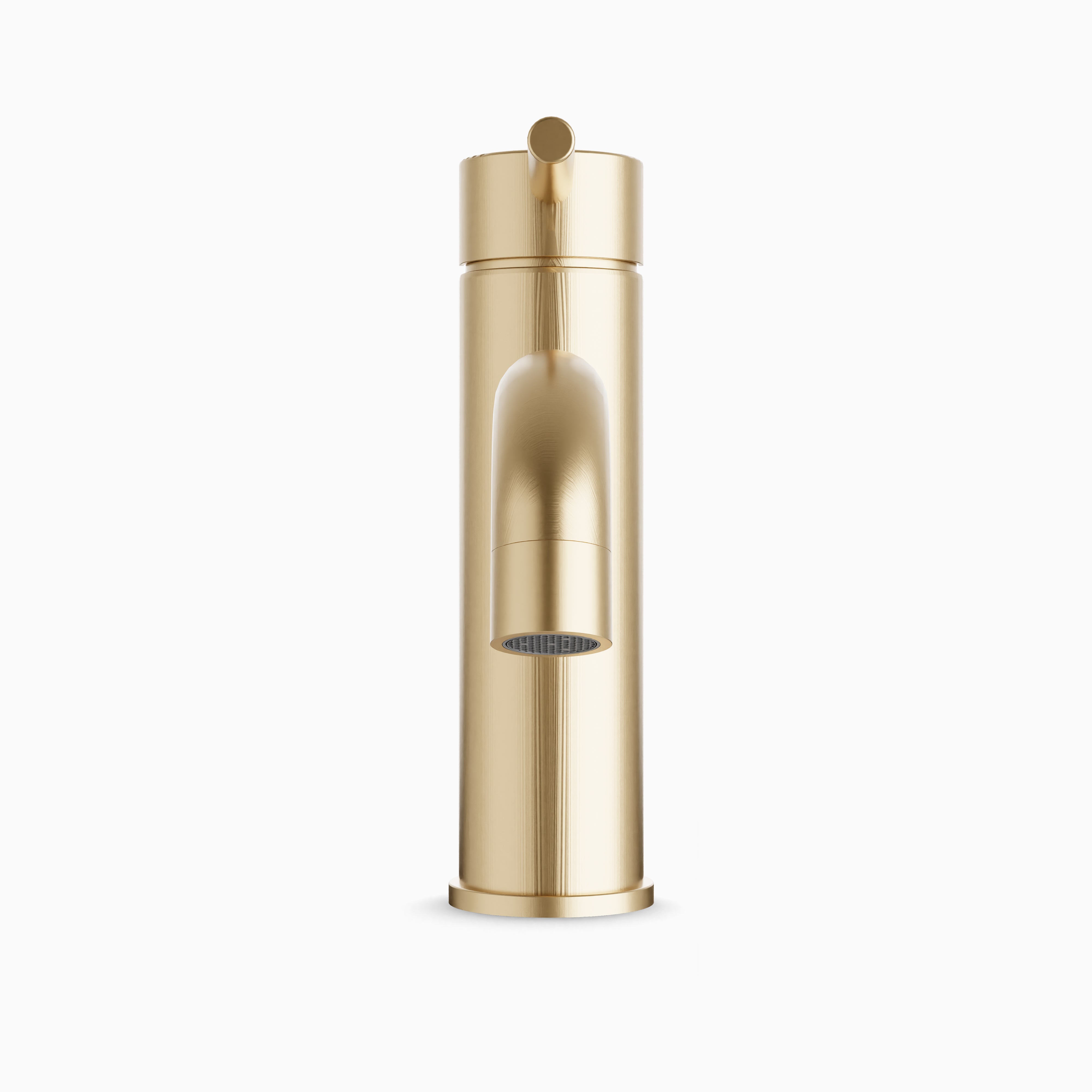 Alder Single Hole Bathroom Faucet in Satin Brass