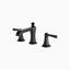 Linden 8" Widespread Bathroom Faucet in Matte Black