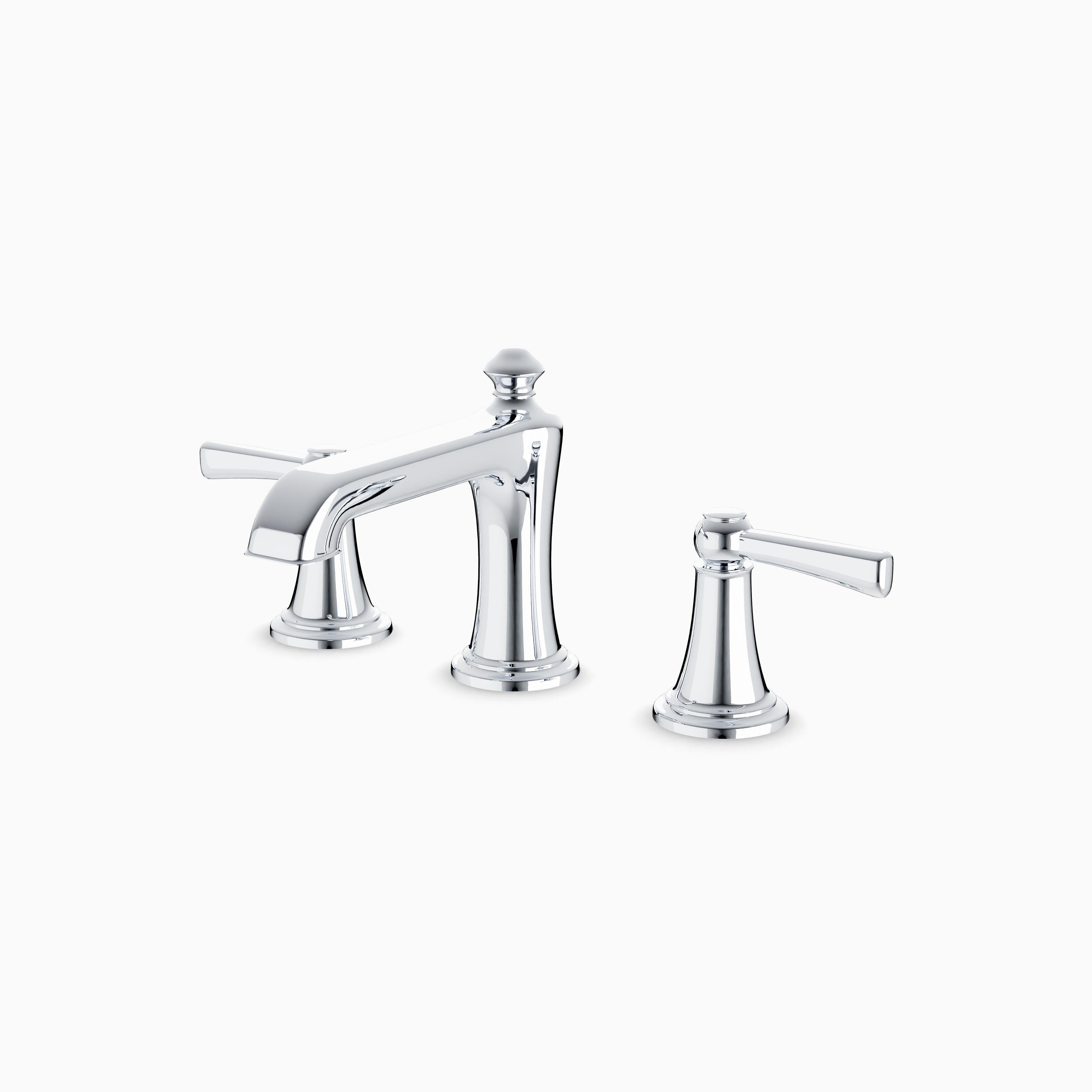 Linden 8" Widespread Bathroom Faucet in Chrome