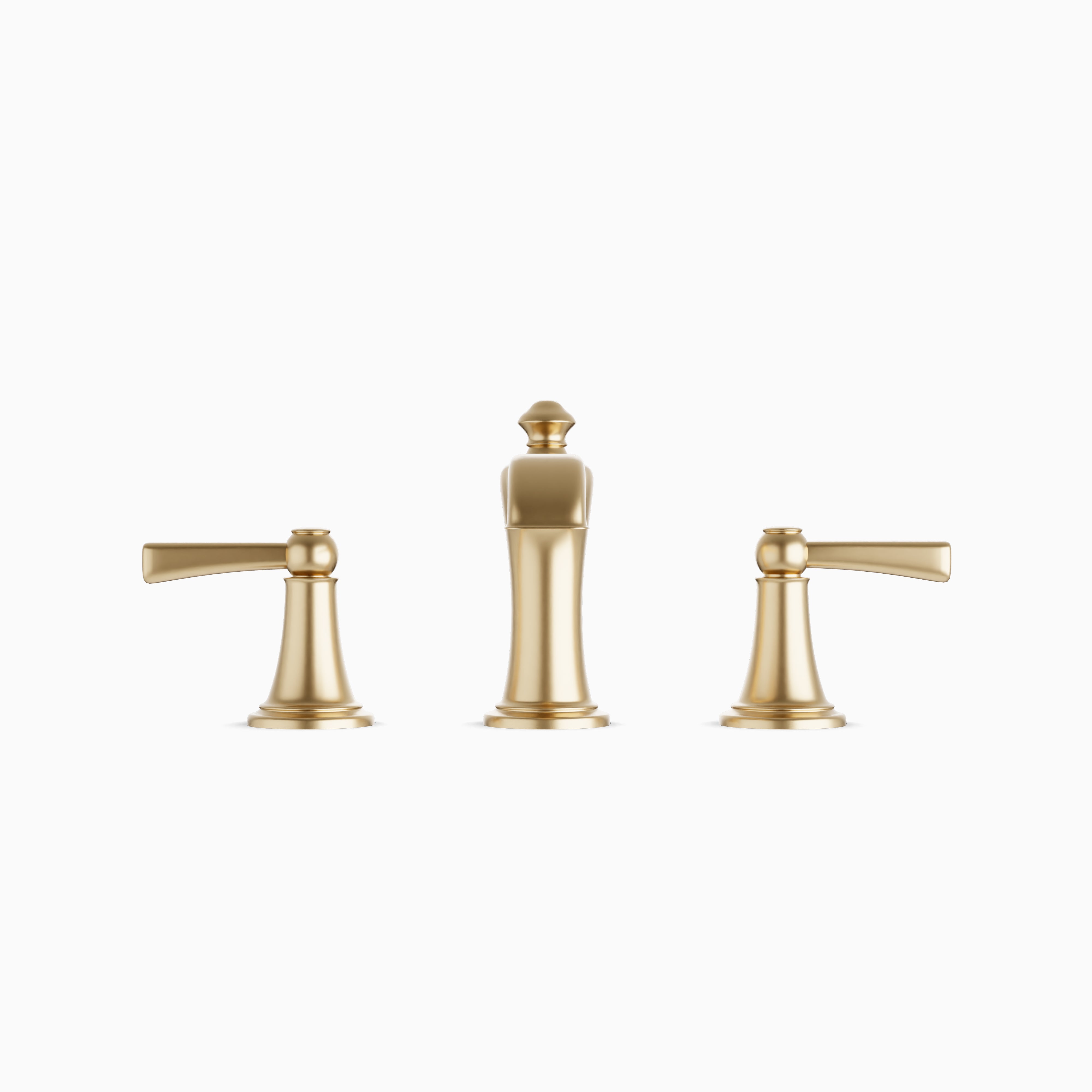 Linden 8" Widespread Bathroom Faucet in Satin Brass