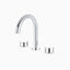 Alder 8" Widespread Bathroom Faucet With Arc Spout & Disc Handles in Chrome