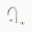 Alder 8" Widespread Bathroom Faucet With Arc Spout & Disc Handles in Polished Nickel